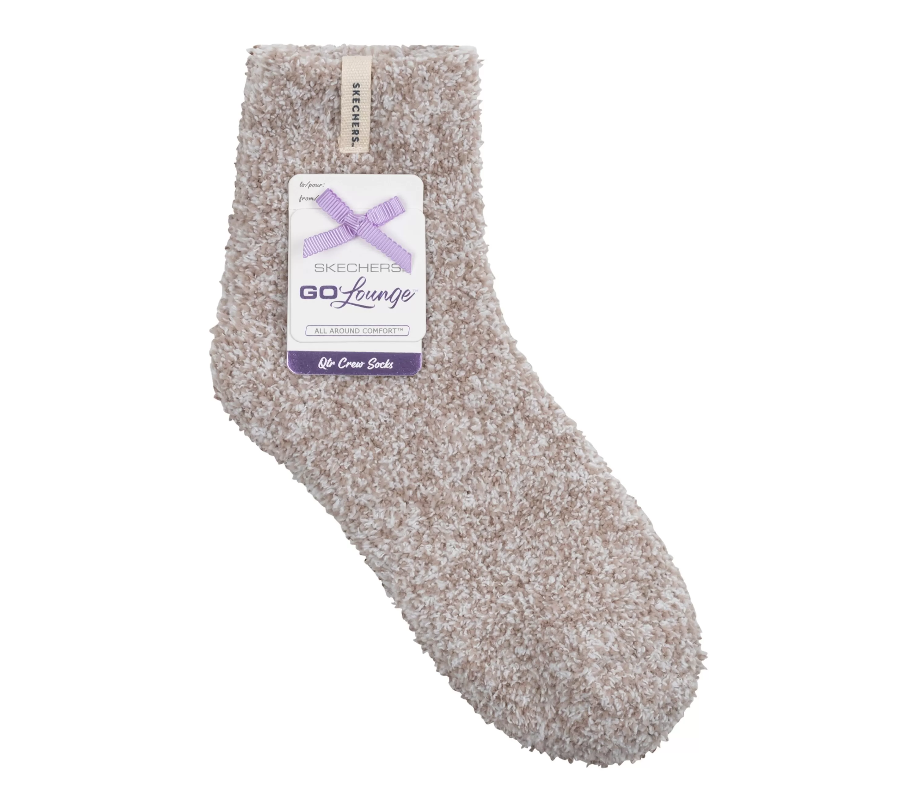 2 Pack Furry Quarter Socks-SKECHERS Clearance