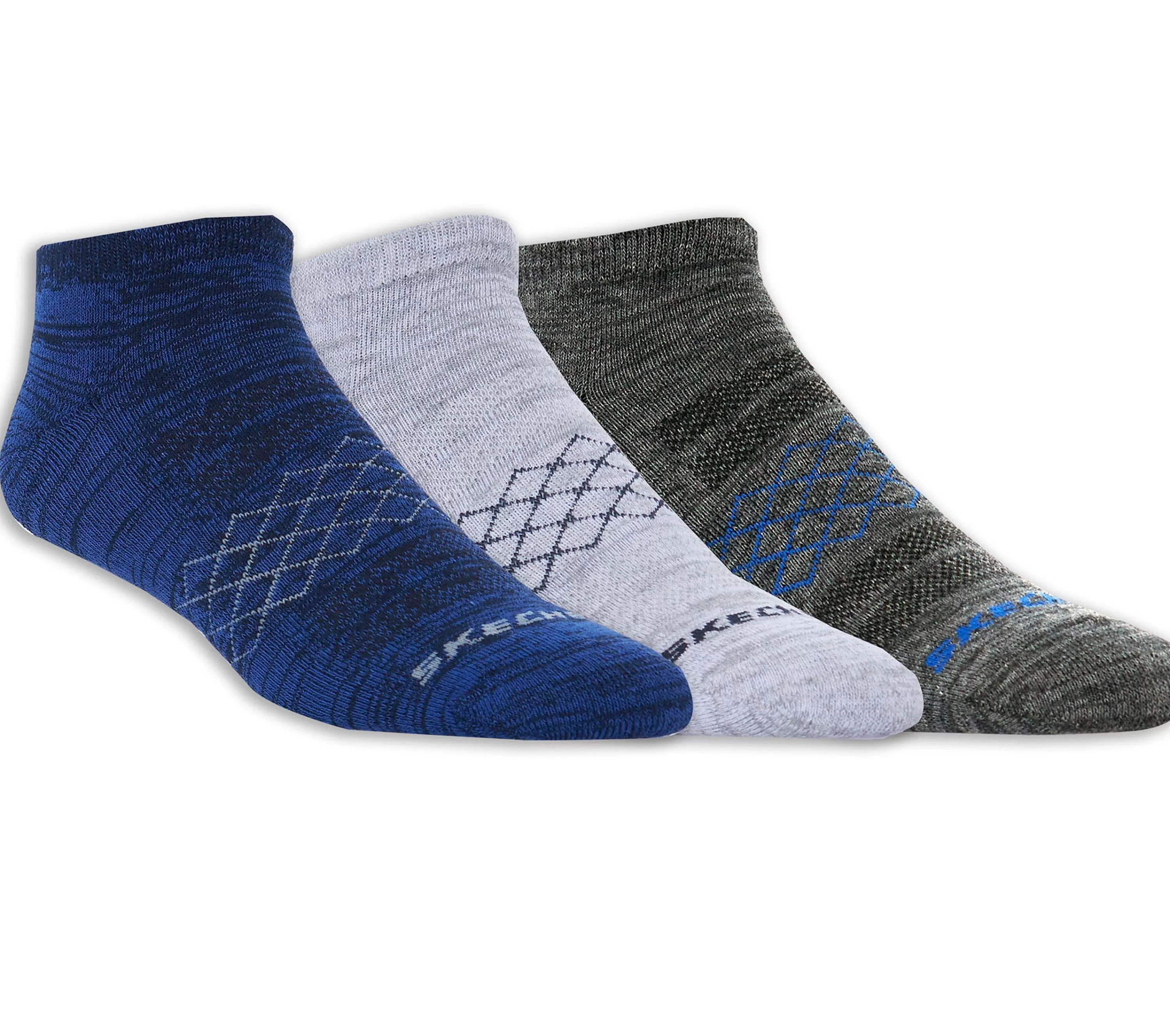 3 Pack Low Cut Diamond Arch Socks-SKECHERS Cheap