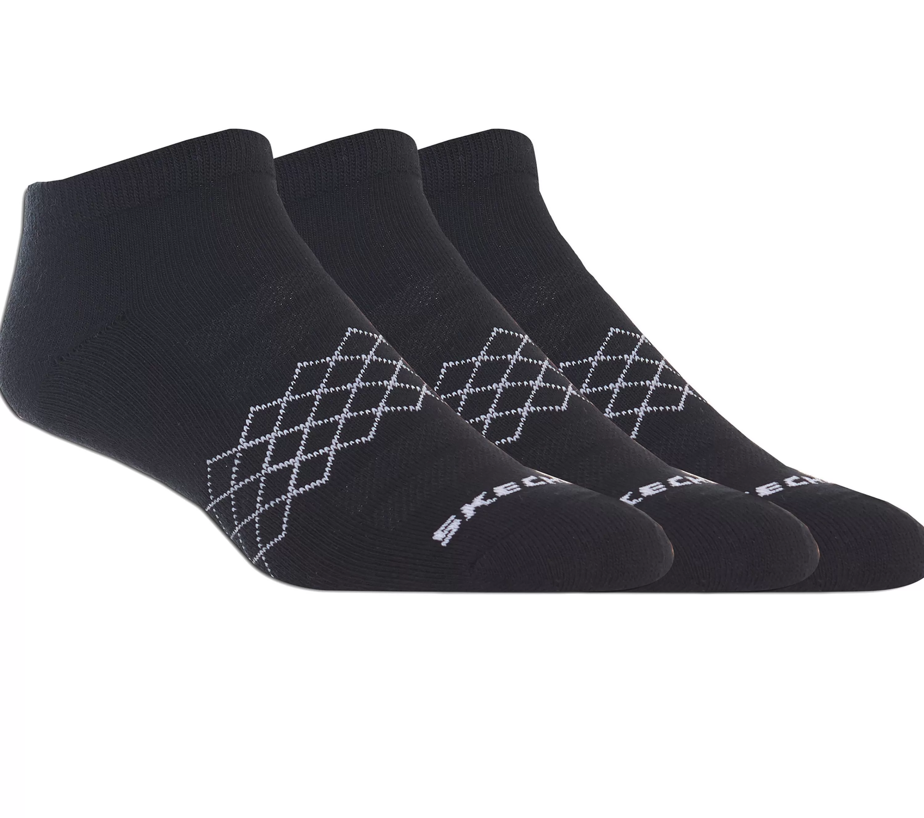 3 Pack Low Cut Diamond Arch Socks-SKECHERS Discount