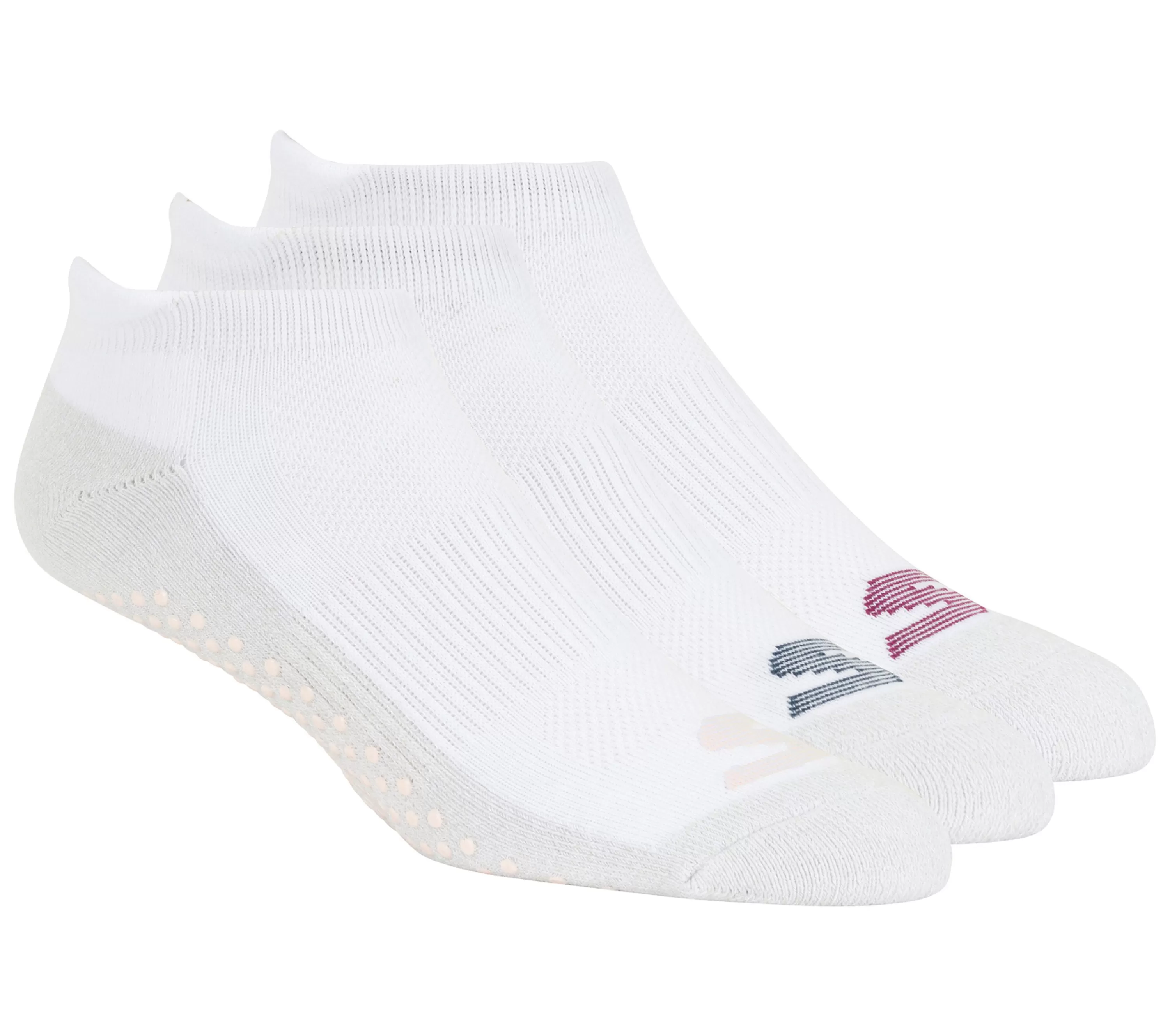 3 Pack Low Cut Grip Socks-SKECHERS Clearance