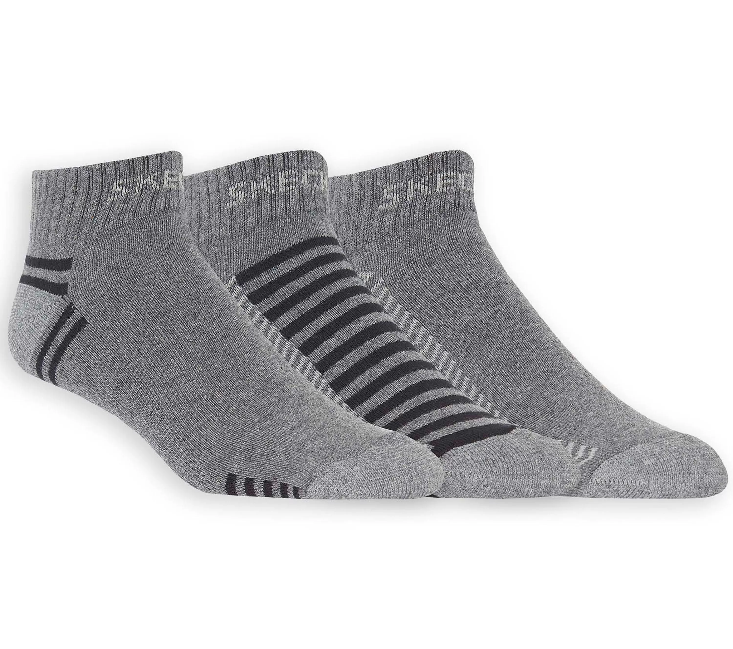 3 Pack Low Cut Terry Trainer Work Socks-SKECHERS Shop