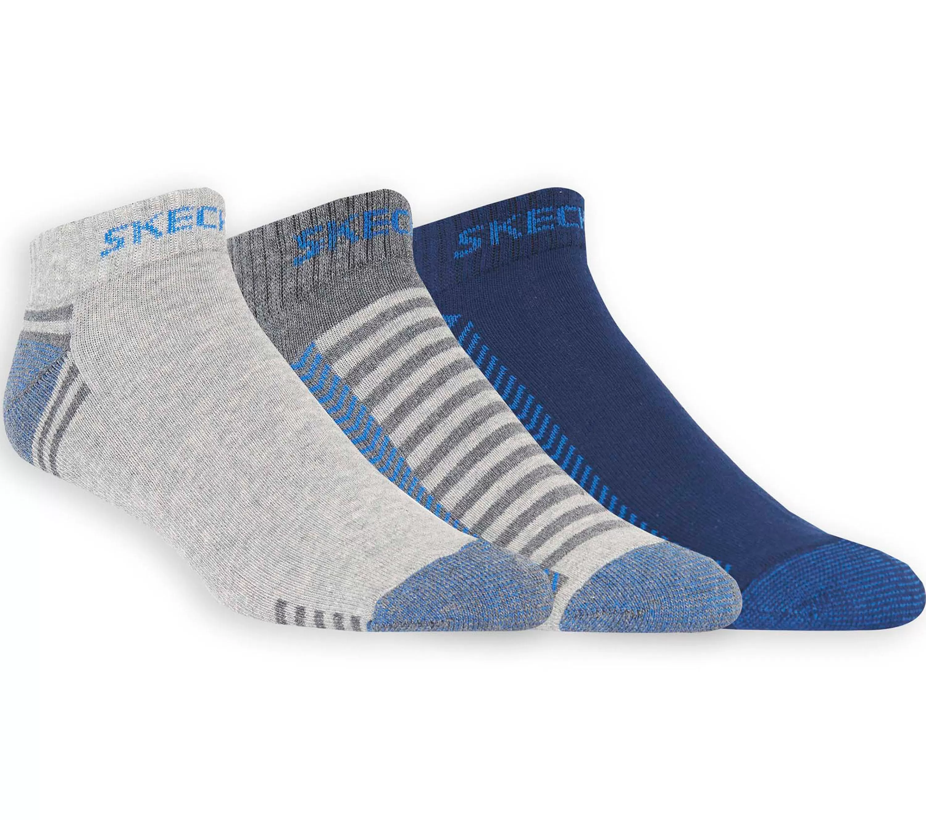 3 Pack Low Cut Terry Trainer Work Socks-SKECHERS Best