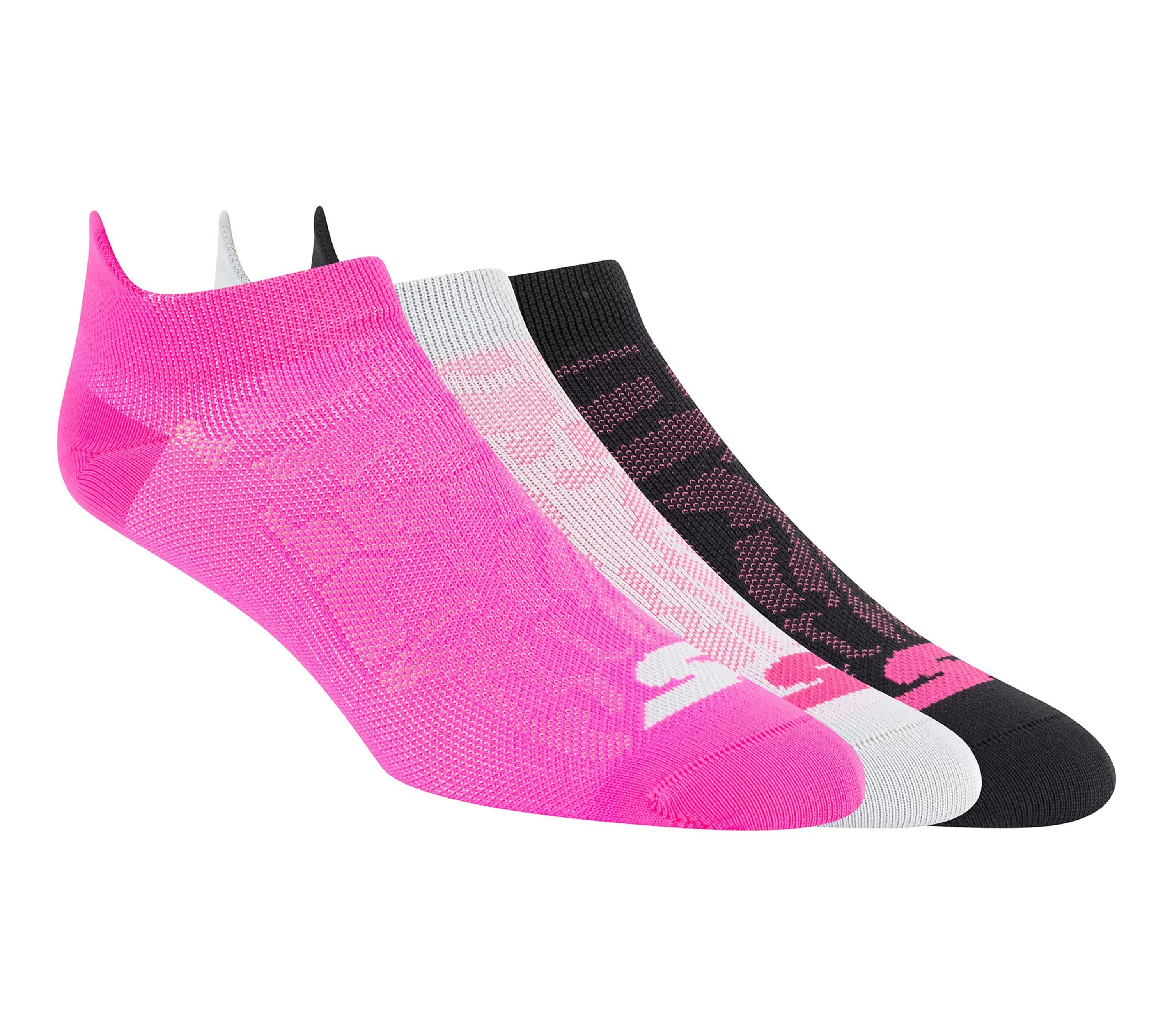 3 Pack Mesh Top Low Cut Socks-SKECHERS Sale