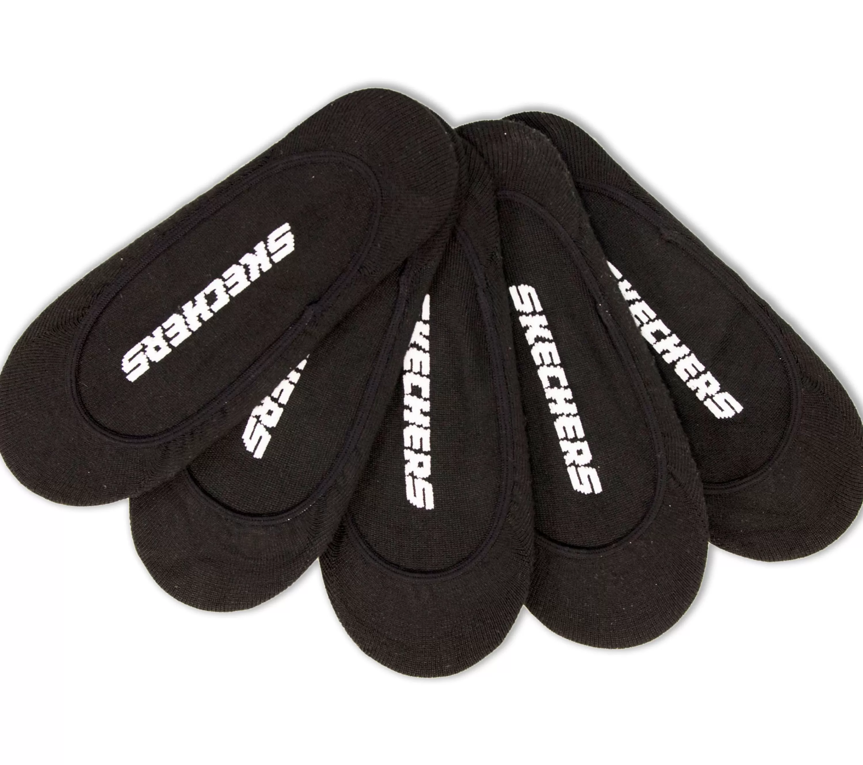 5 Pack Non Terry Solid Liner Socks-SKECHERS Sale