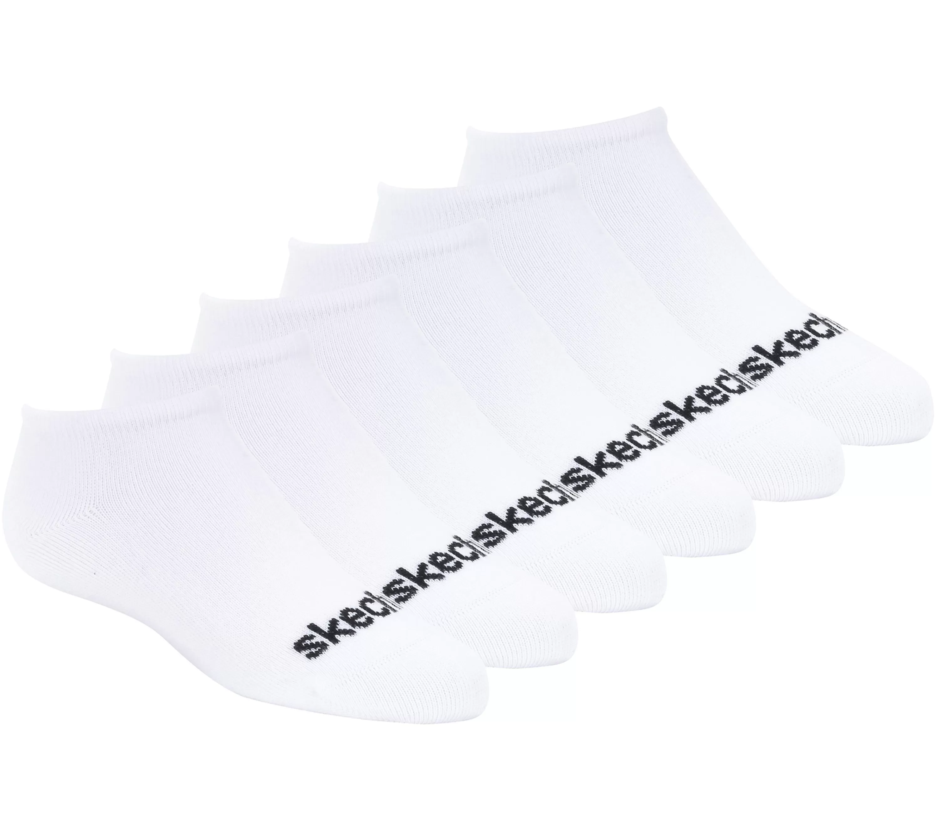 6 Pack No Show Cotton Socks-SKECHERS Online