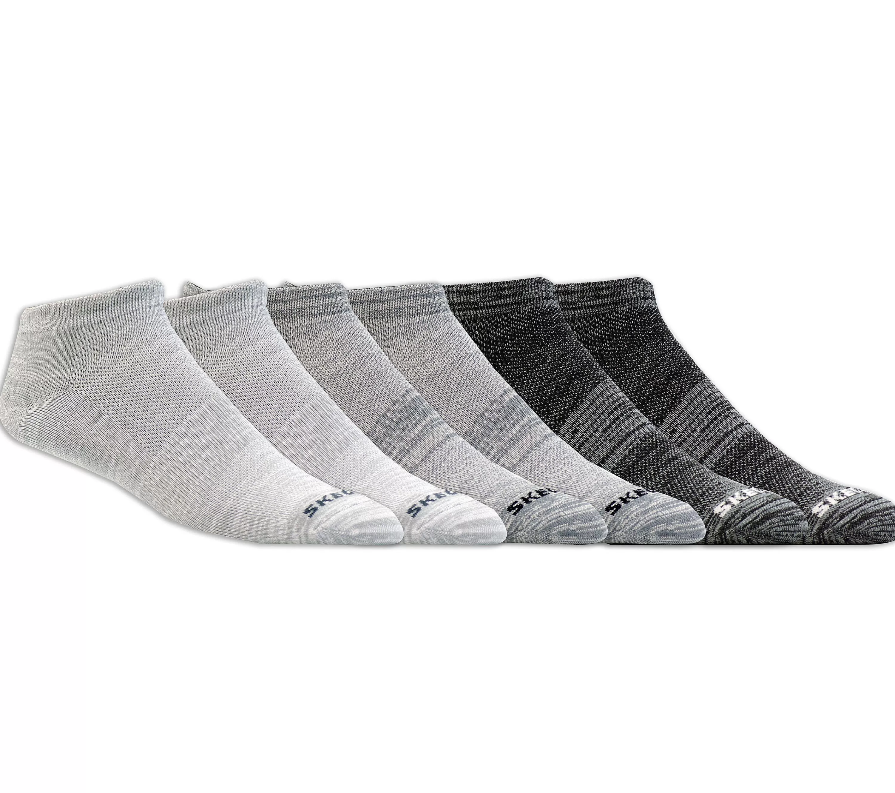 6 Pack Non Terry Low Cut Socks-SKECHERS Hot