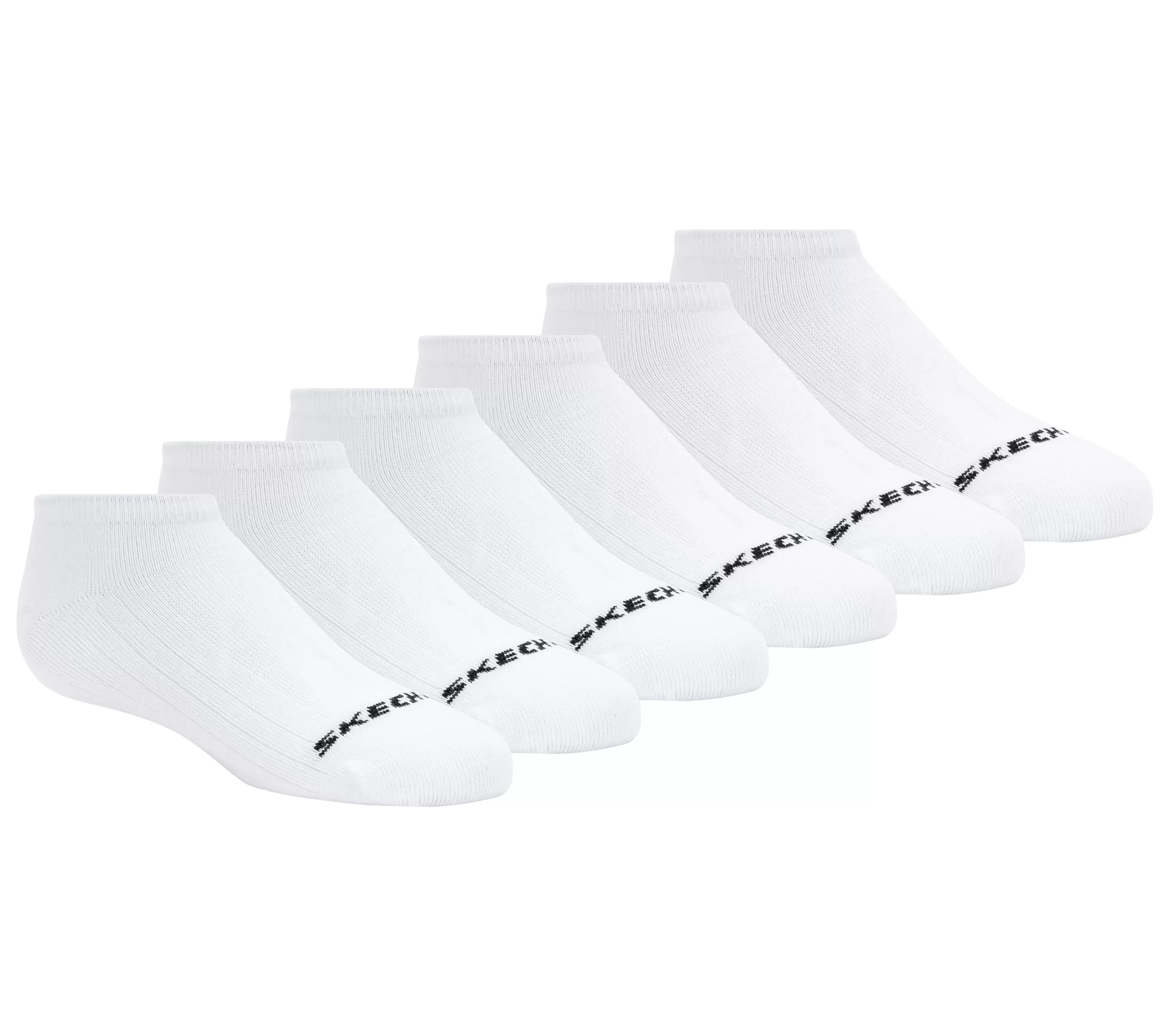 6 Pack Non Terry No Show Socks-SKECHERS Cheap