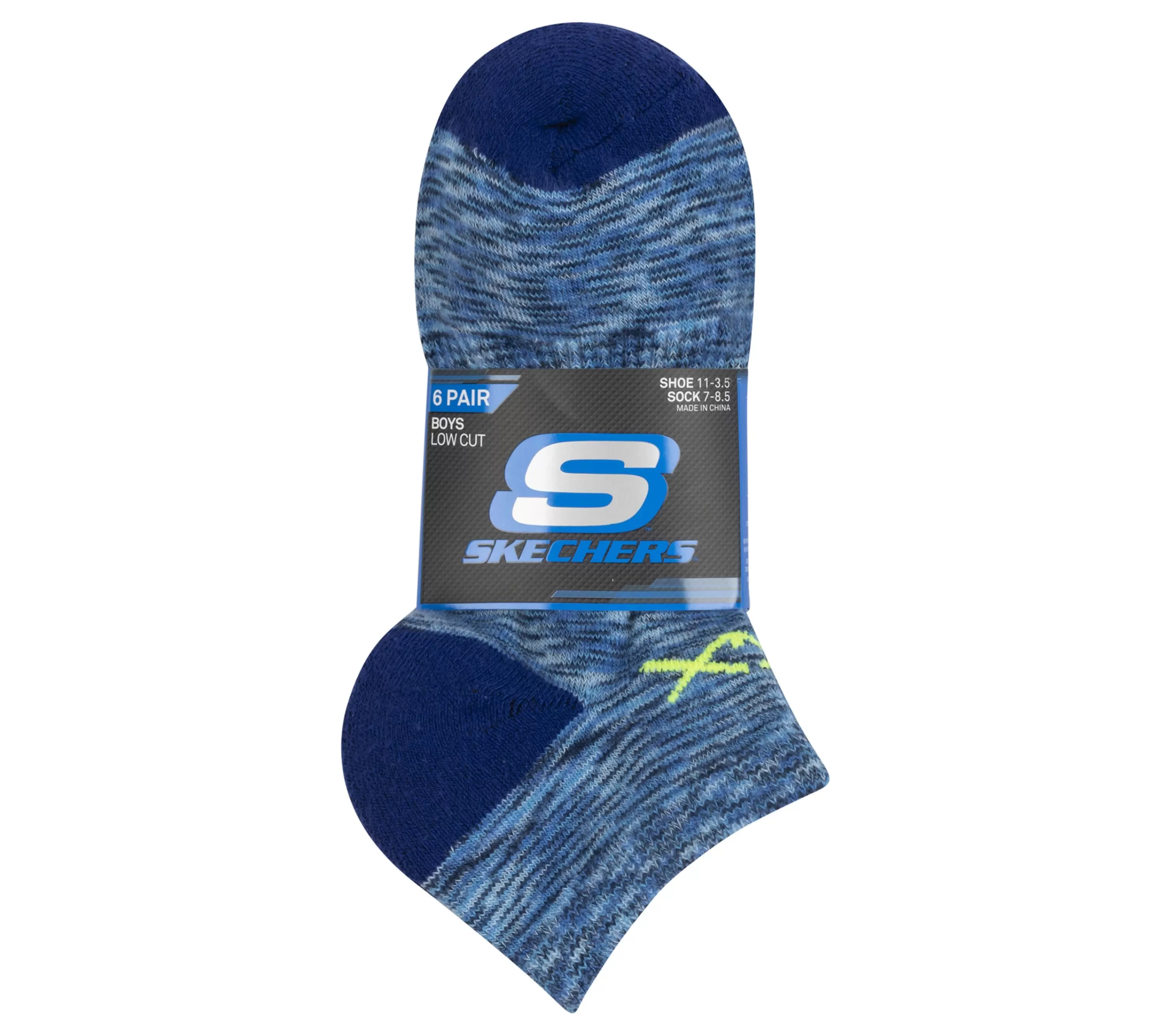 6 Pack Space Dye Low Cut Socks-SKECHERS Online