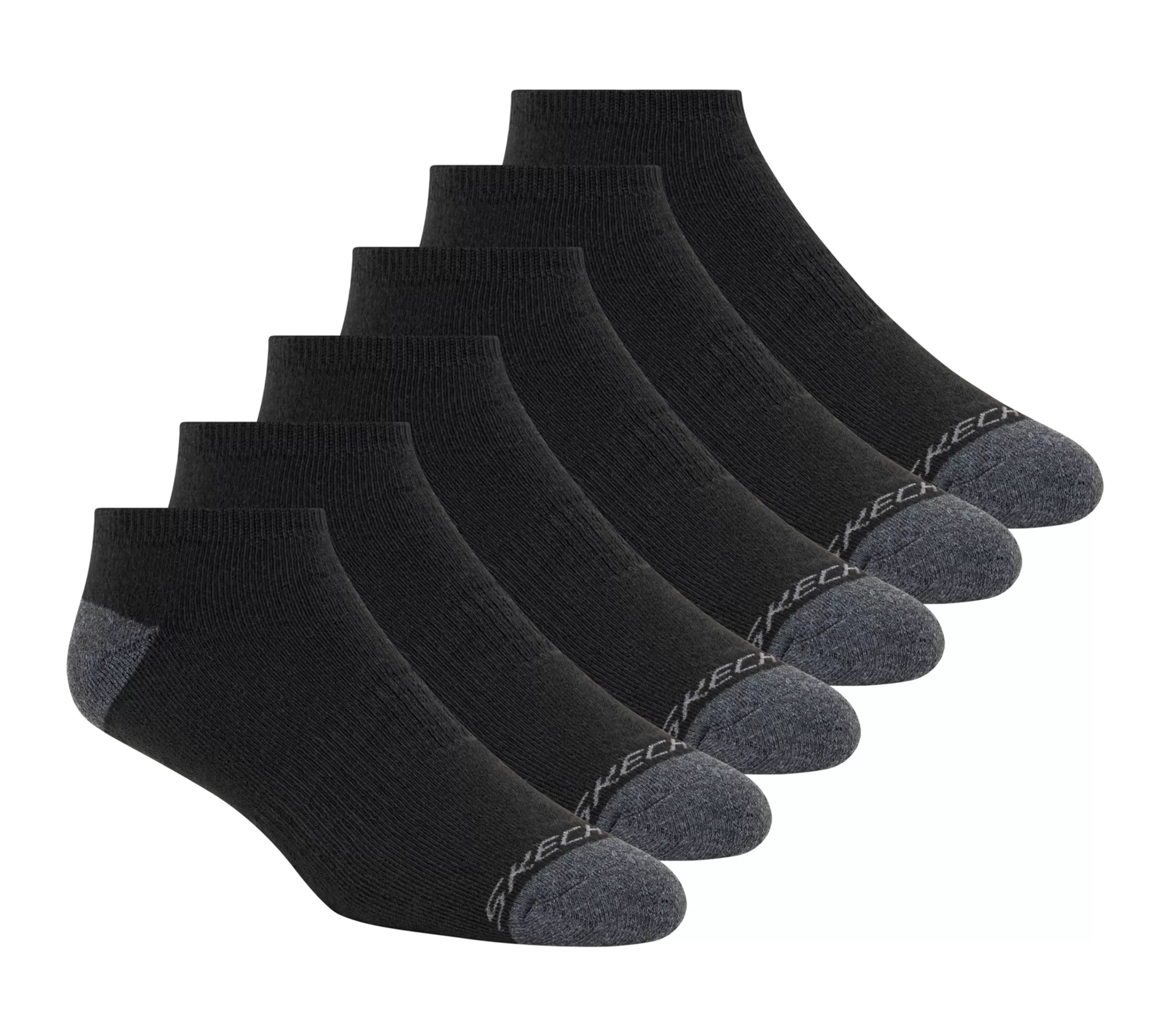 6 Pack Walking Low Cut Socks-SKECHERS Best