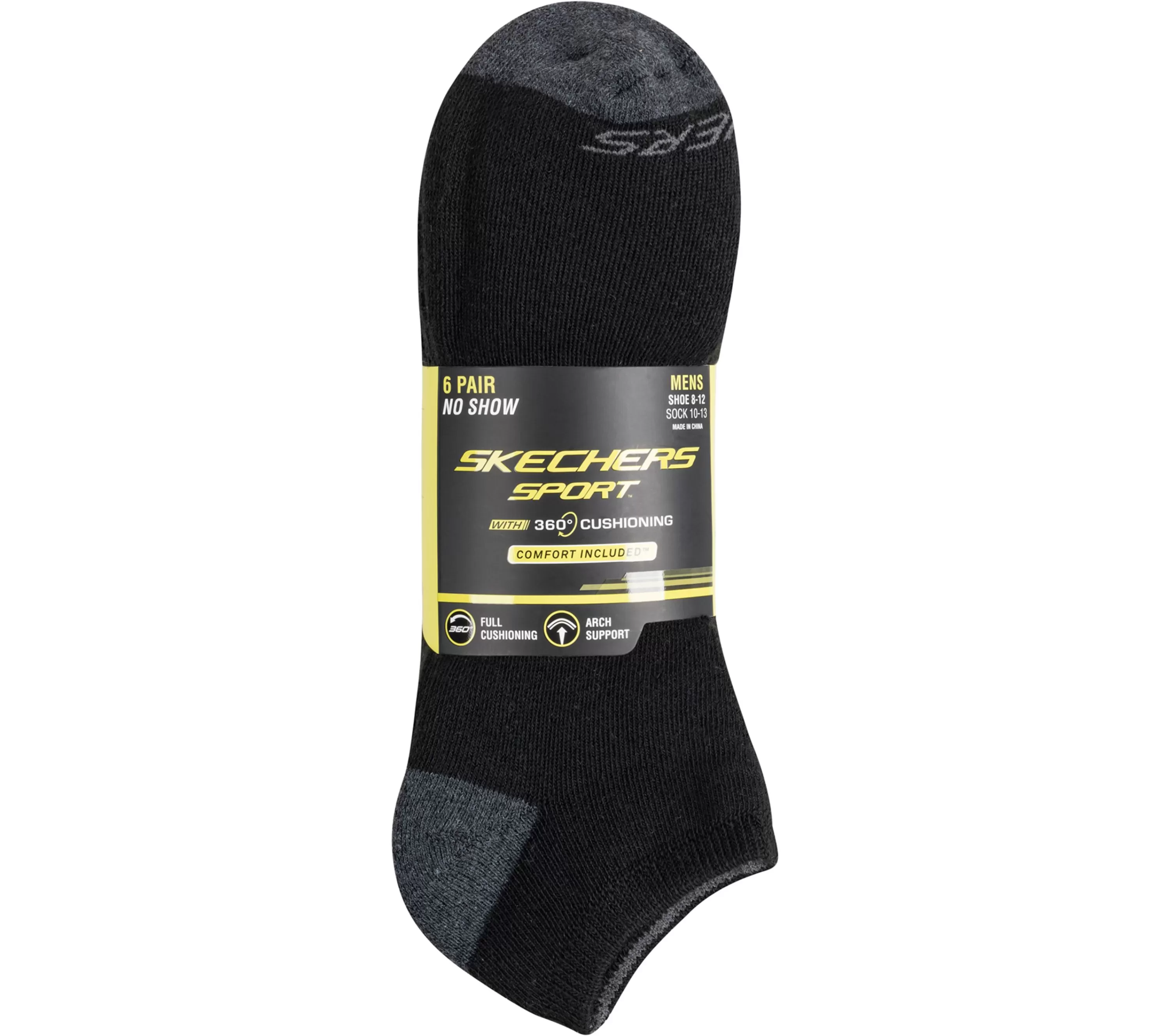 6 Pack Walking Low Cut Socks-SKECHERS Best