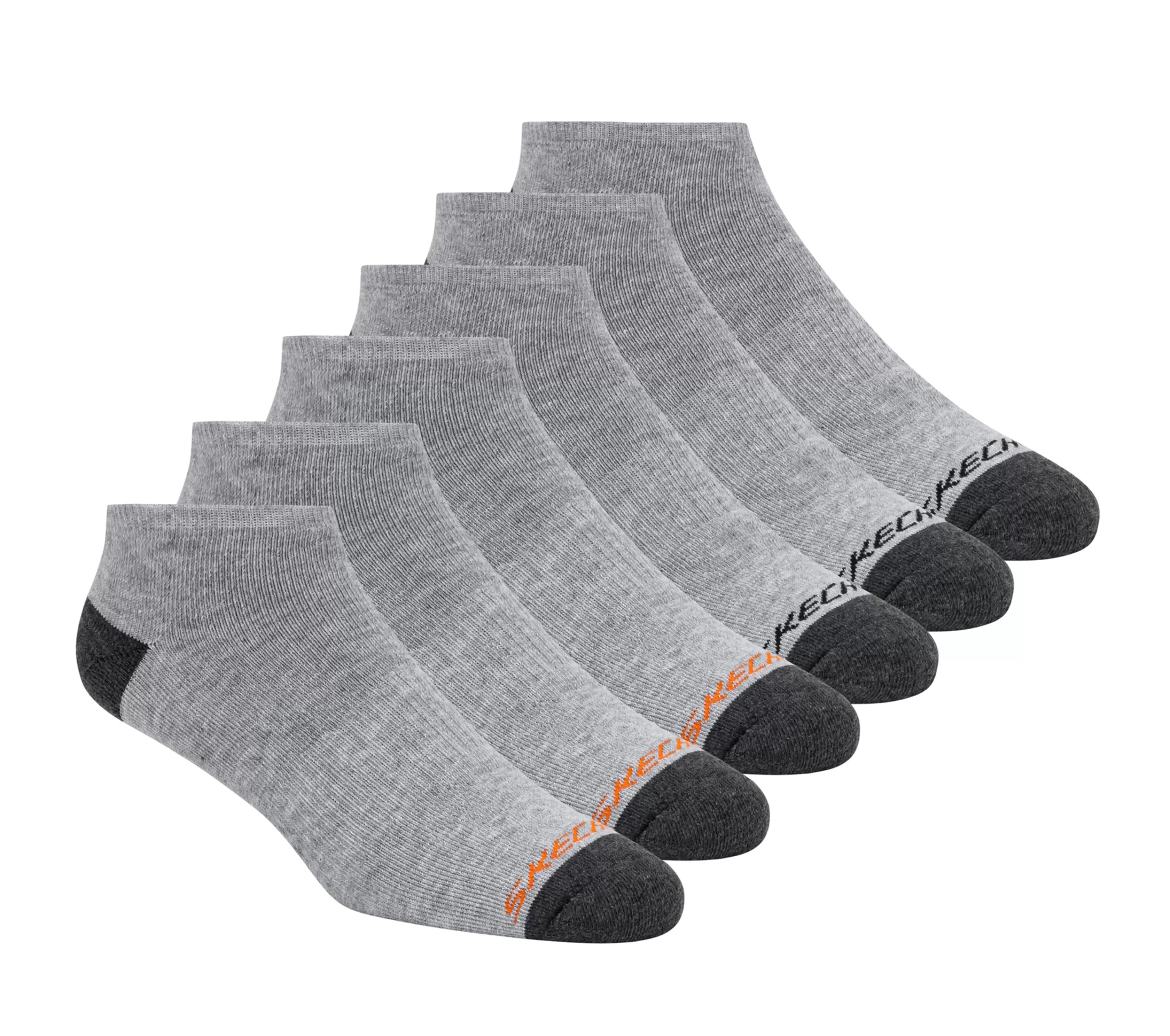 6 Pack Walking Low Cut Socks-SKECHERS Hot