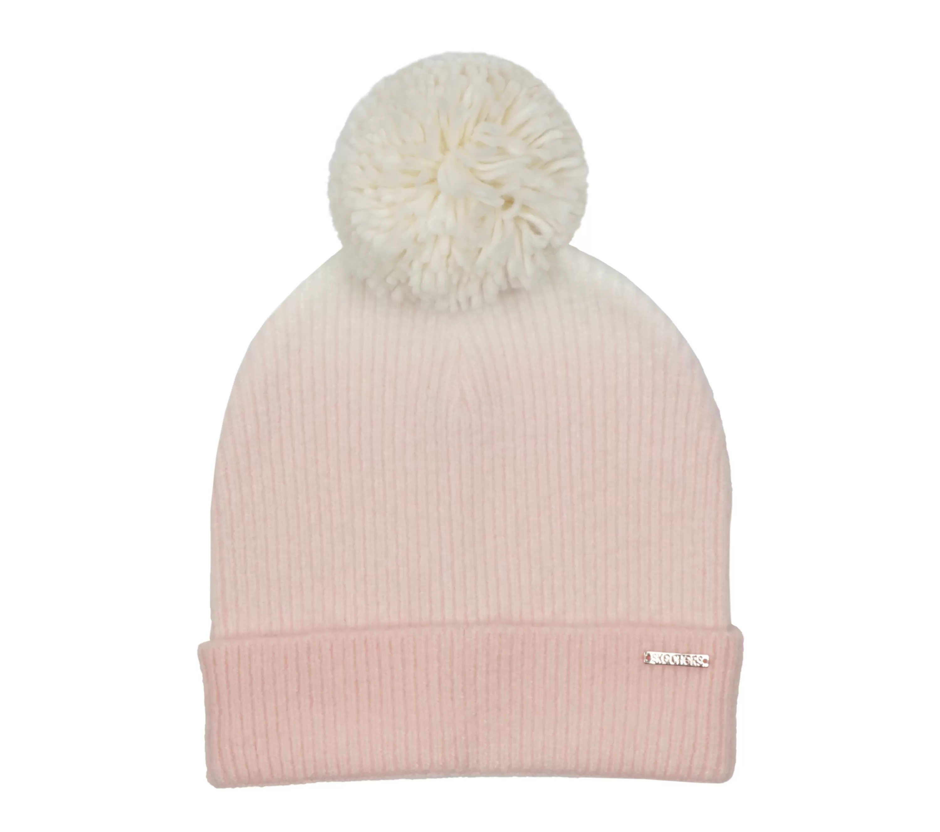 Cold Weather Dip Dye Knit Pom Pom Beanie-SKECHERS Hot