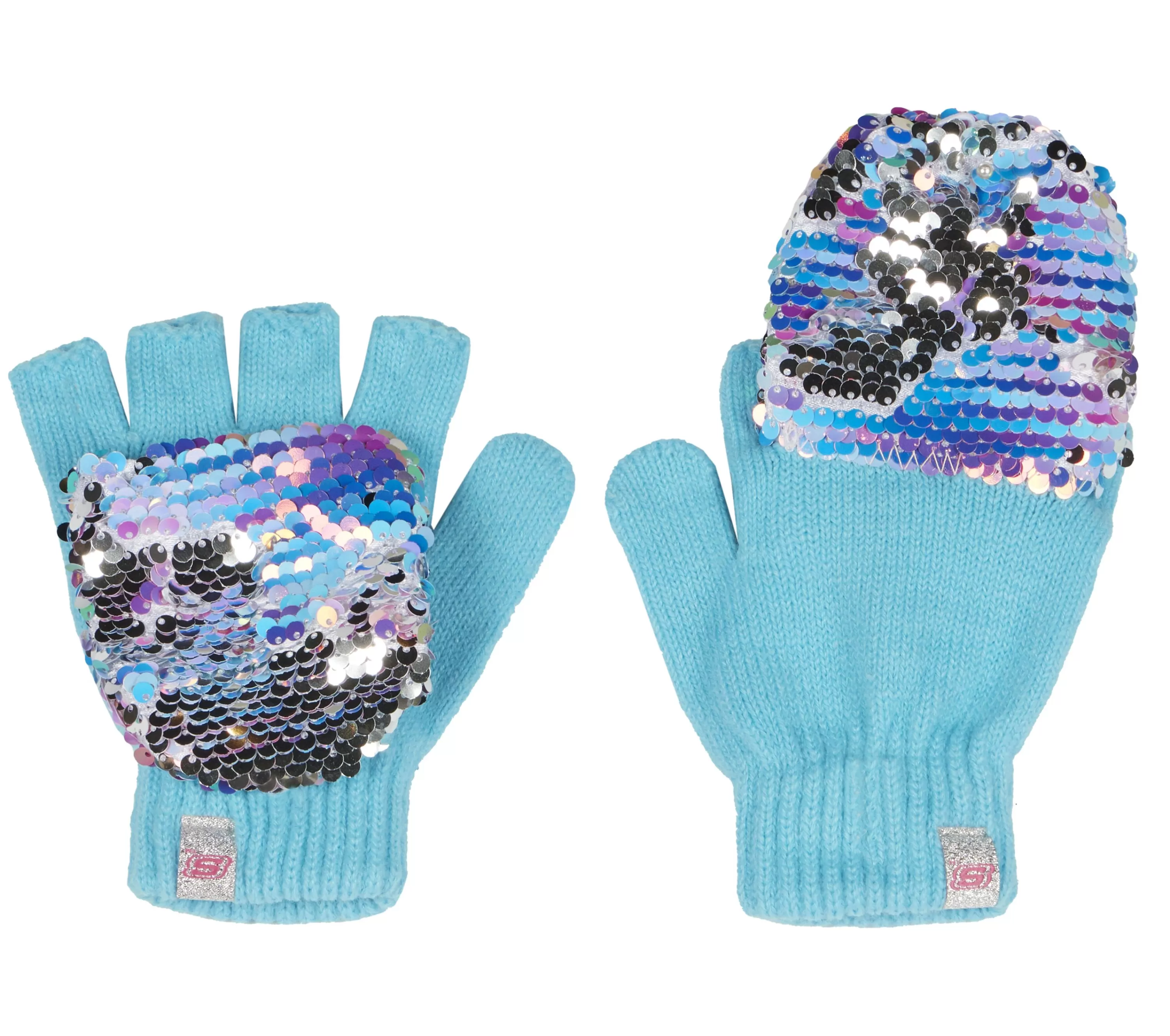 Convertible Mermaid Sequin Gloves - 1 Pack-SKECHERS Clearance