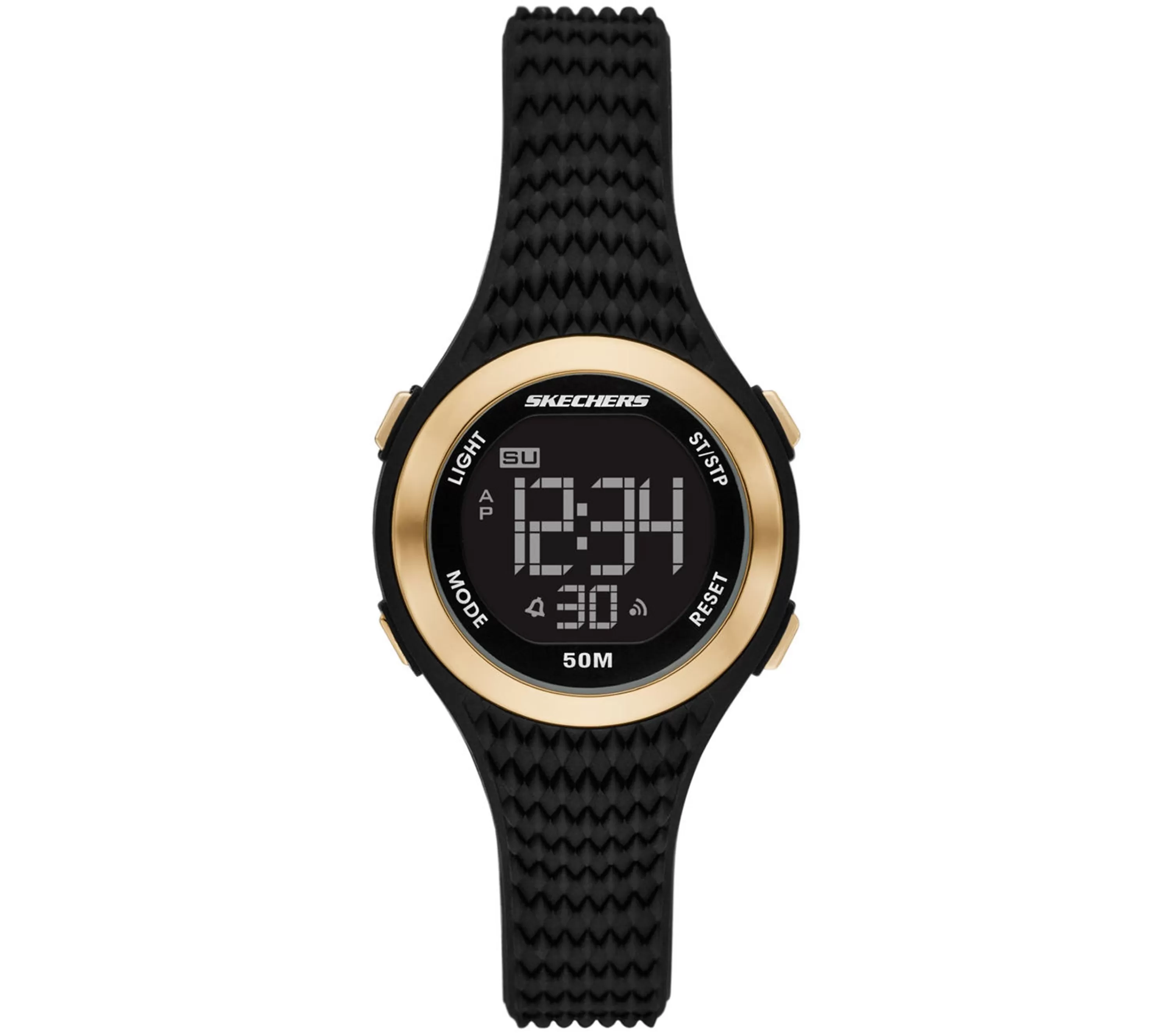 Elkwood Gold Bezel Black Watch-SKECHERS Store