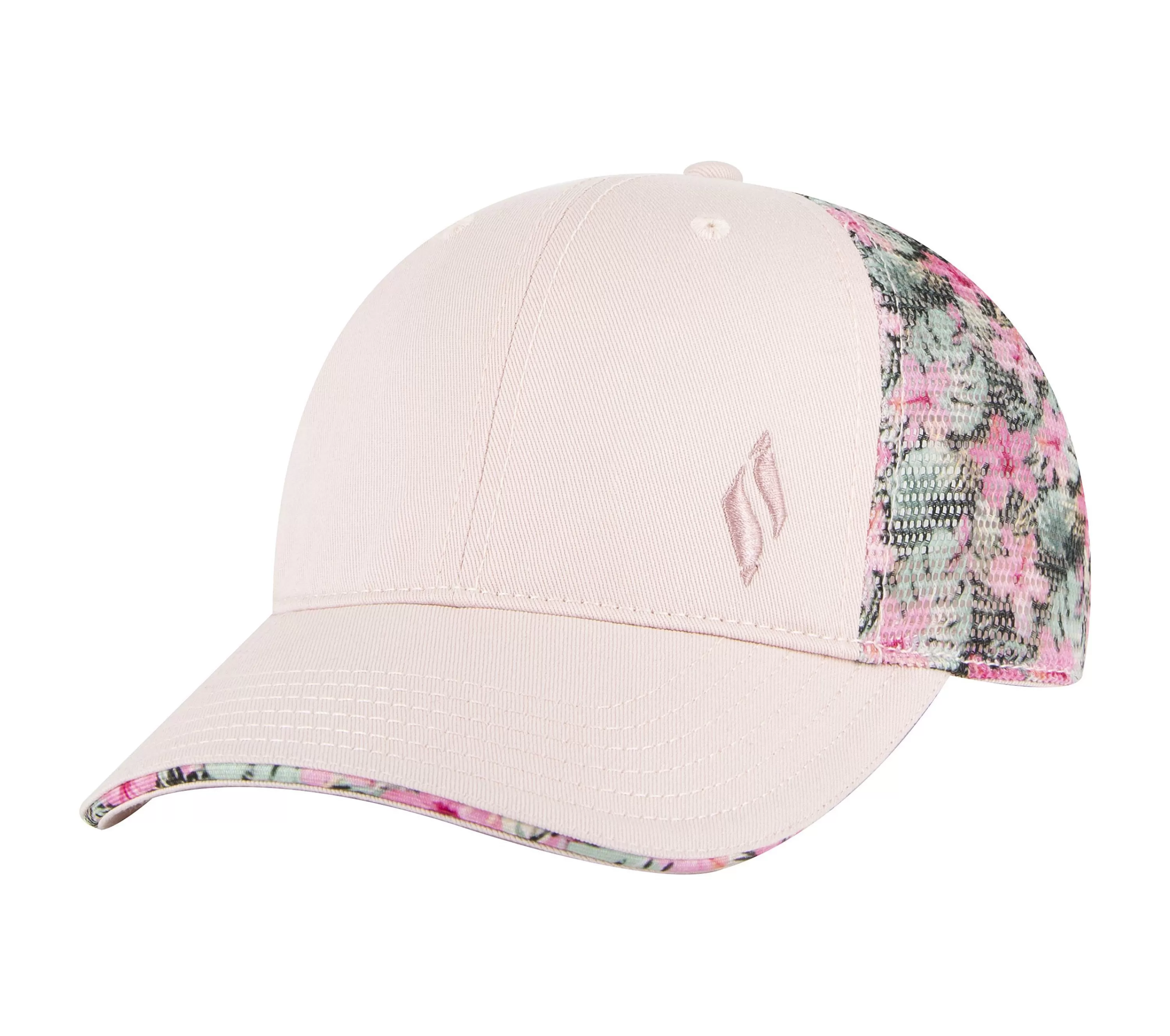 Flower Print Diamond Logo Trucker Hat-SKECHERS Cheap