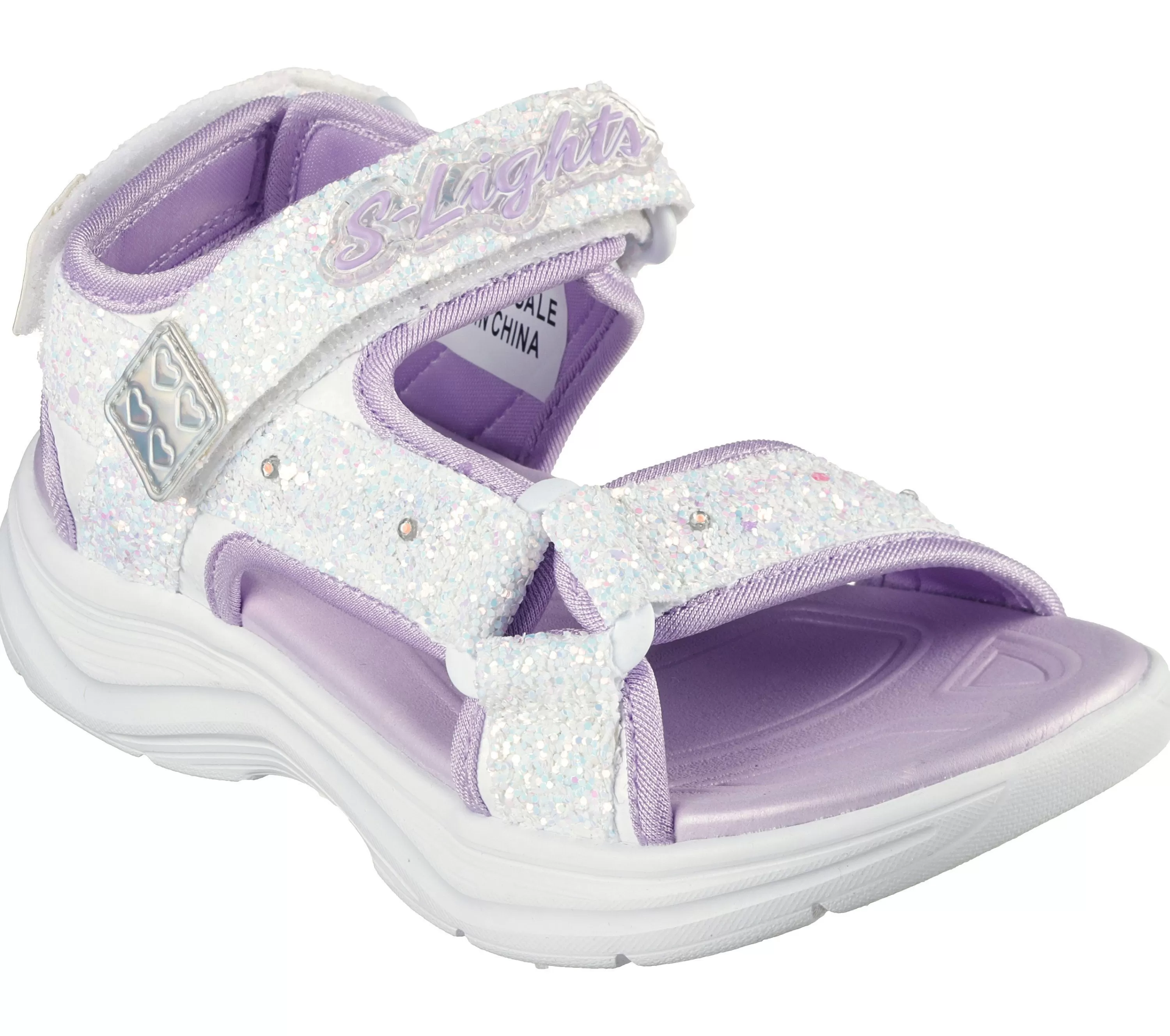 Glimmer Kicks - Glittery Glam-SKECHERS Cheap