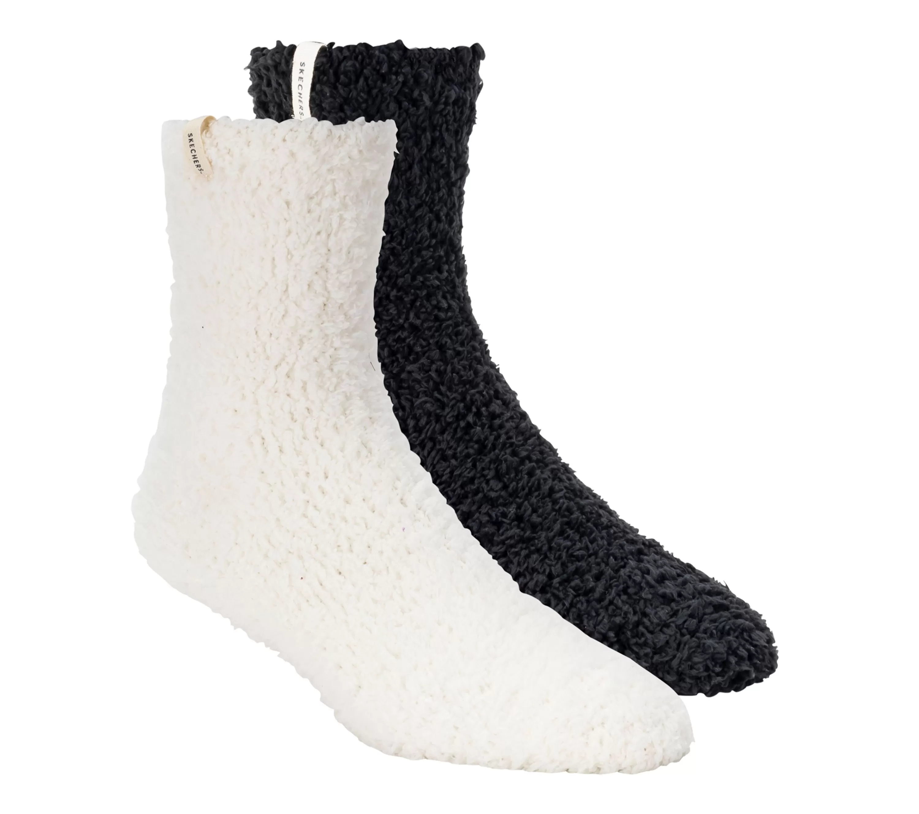 Go Lounge Furry Crew Socks - 2 Pack-SKECHERS Hot