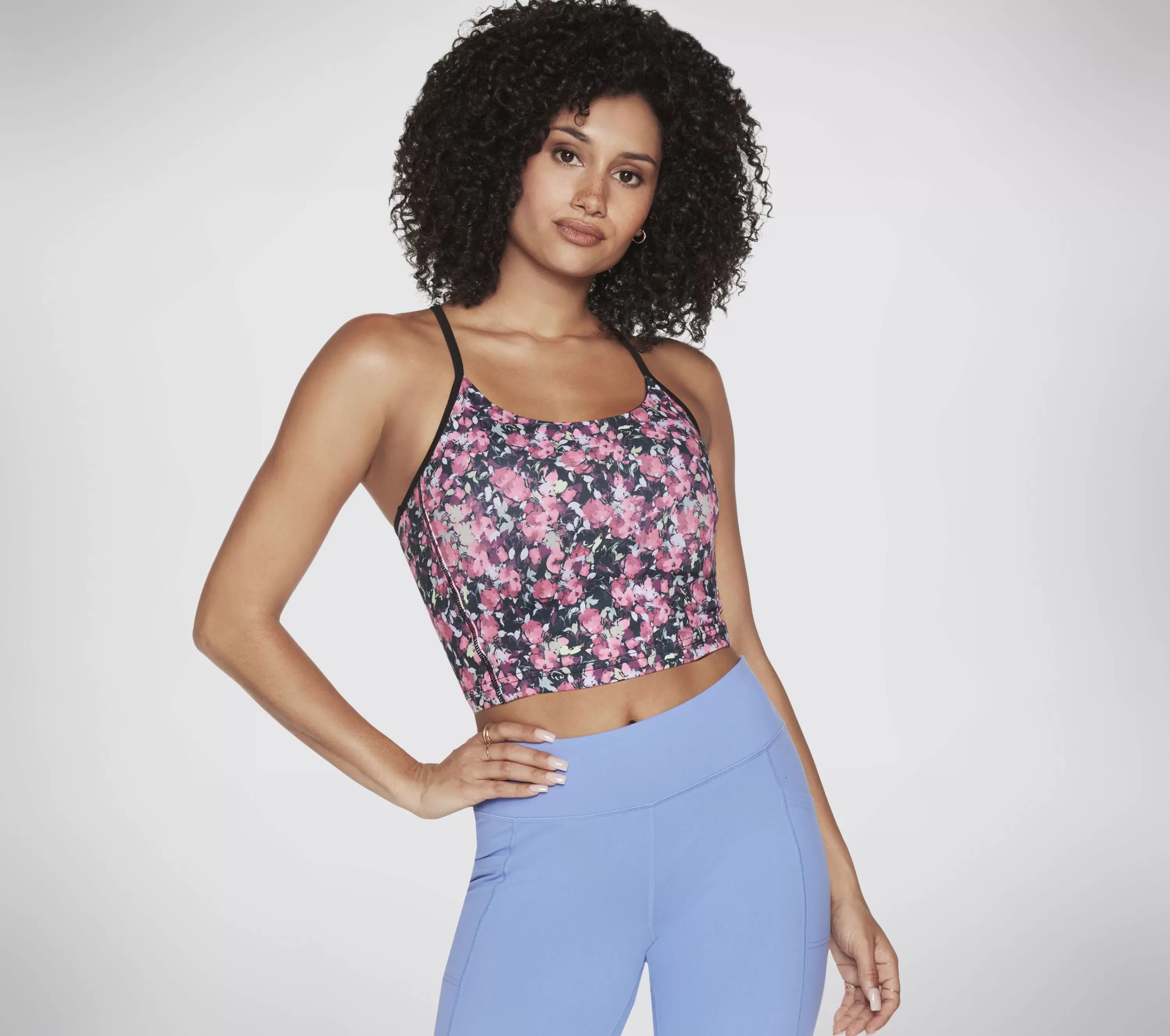 Go Stretch Fantasy Fields Racerback Bra-SKECHERS Clearance