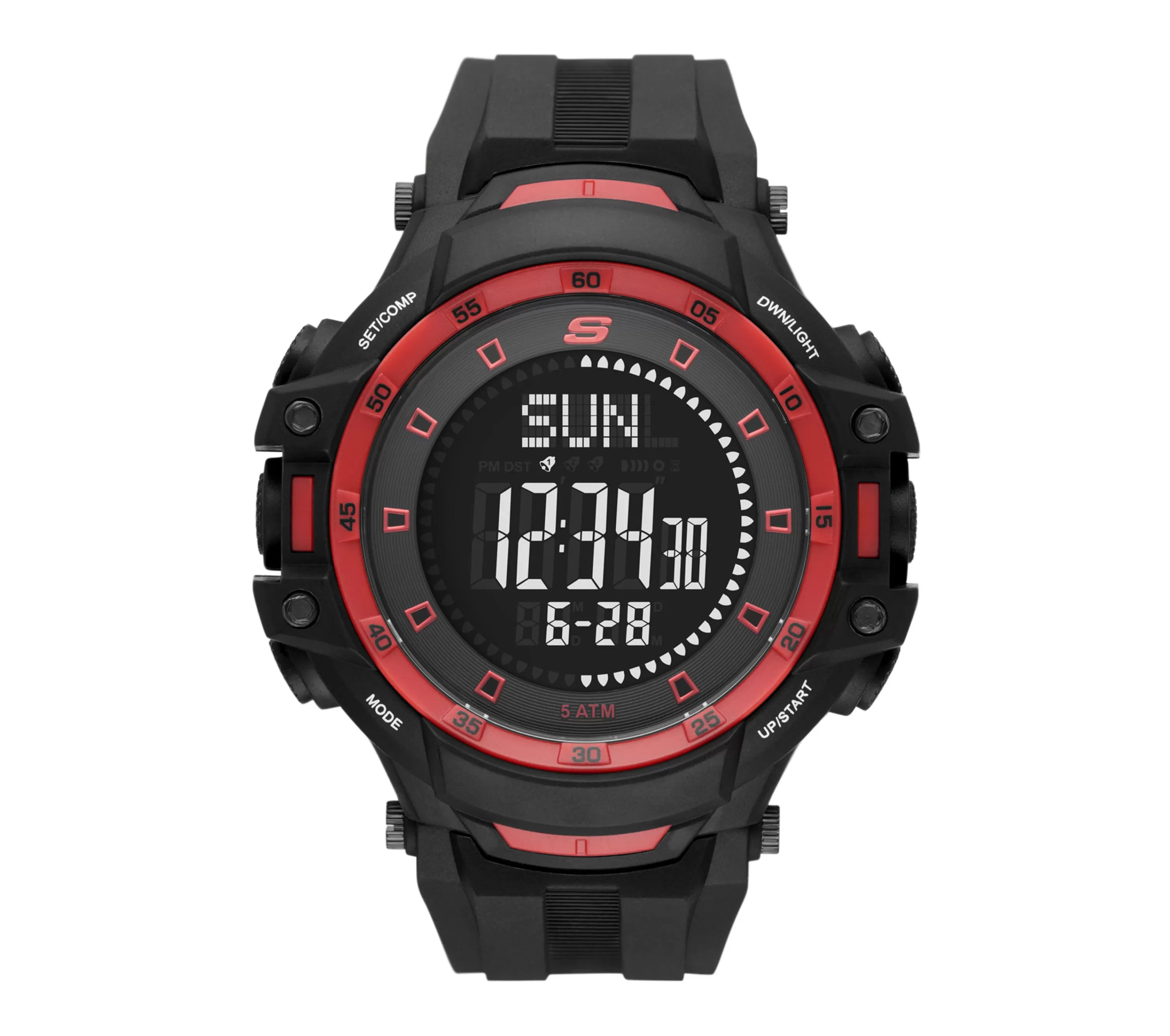 Grandpoint Black & Red Watch-SKECHERS Online