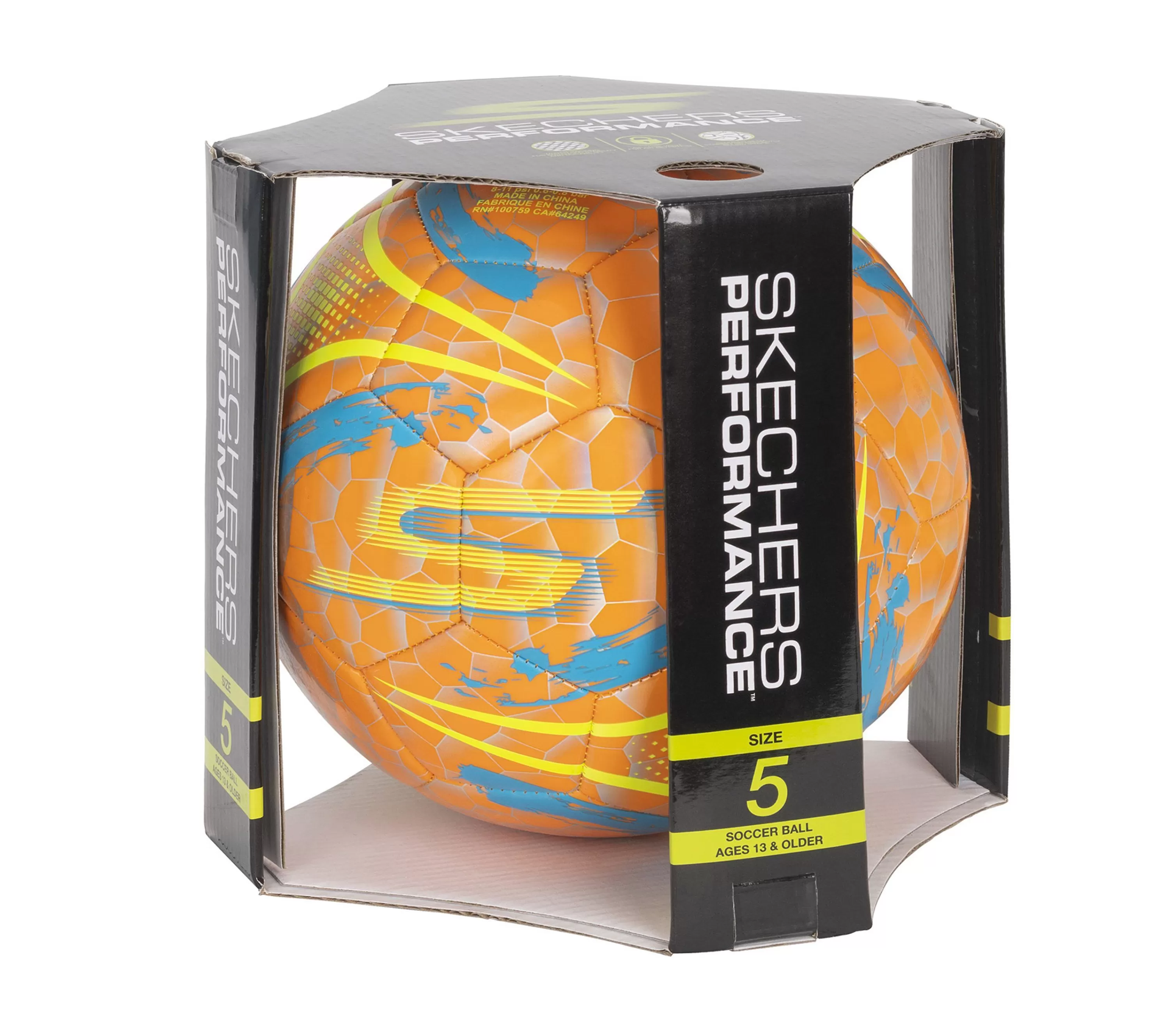 Hex Brushed Size 5 Soccer Ball-SKECHERS Sale