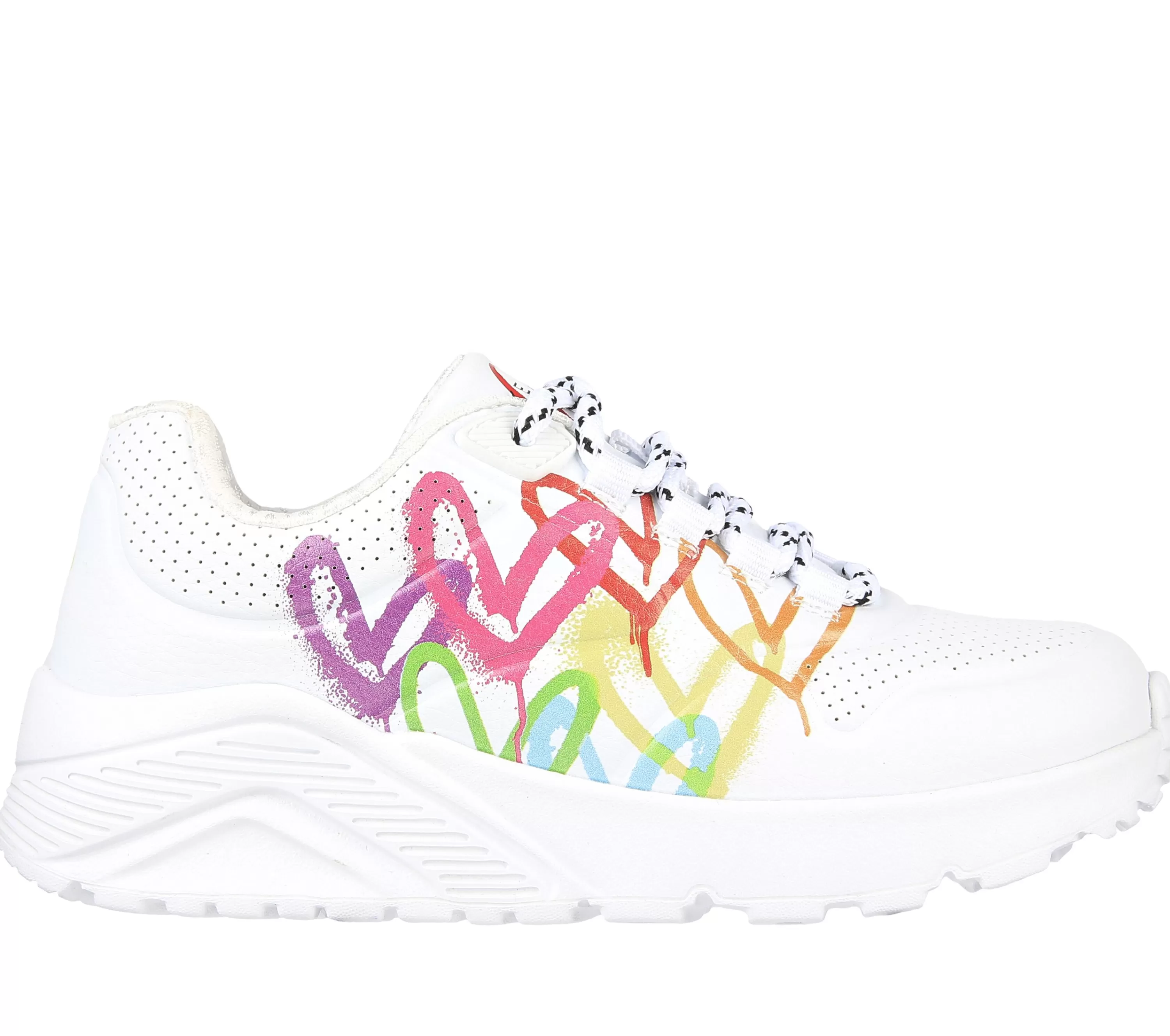 Jgoldcrown: Uno Lite - Love Brights-SKECHERS Cheap