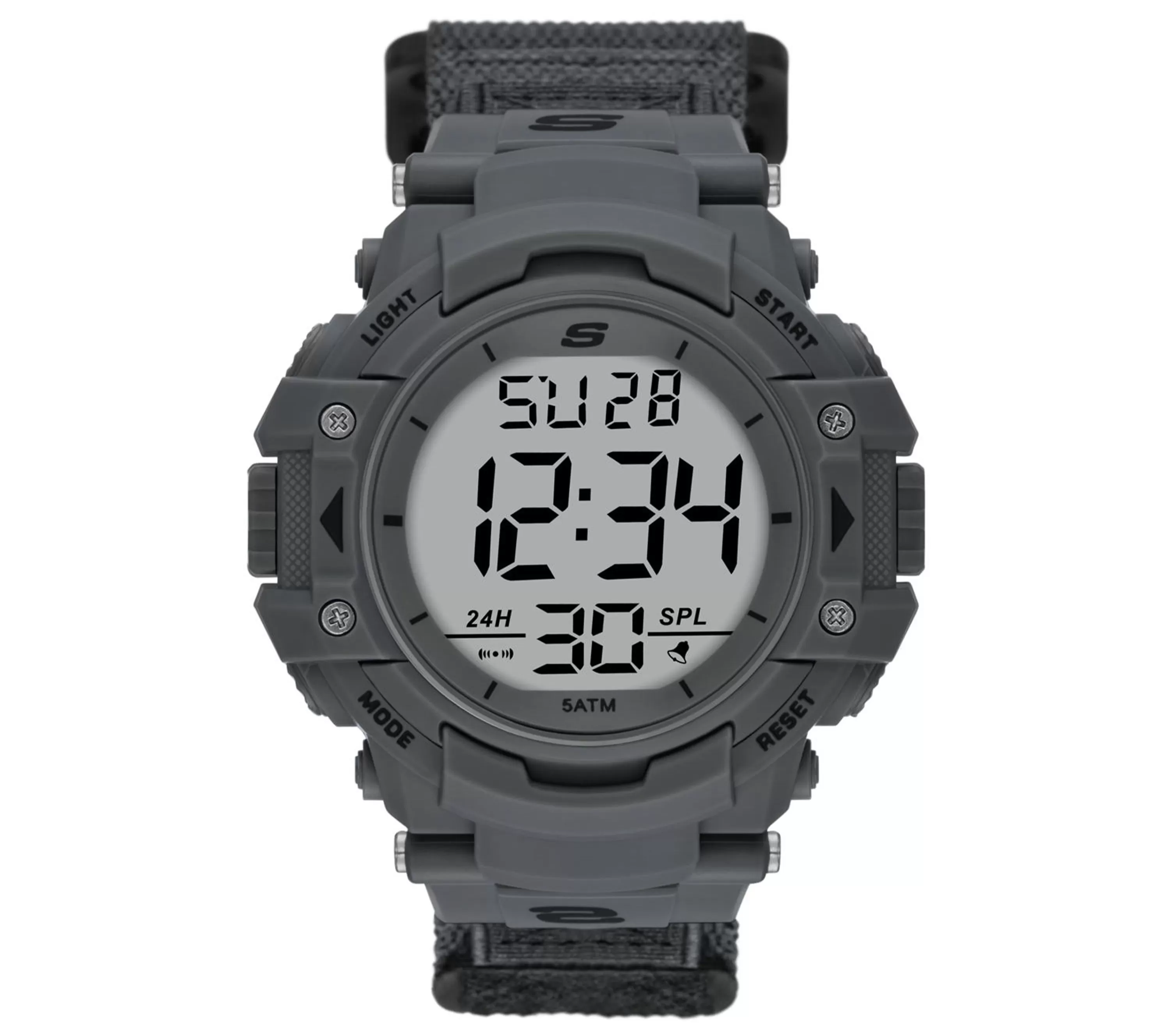 Keats Fast Wrap Digital Gray Watch-SKECHERS Best