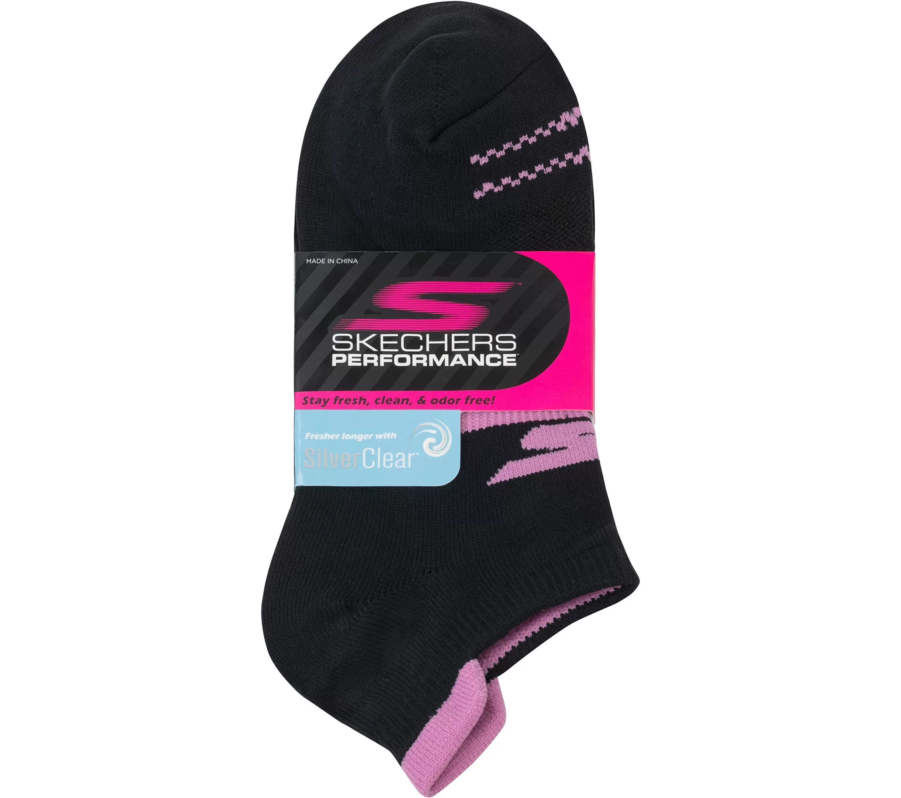 Low Cut Heel Tab Socks - 3 Pack-SKECHERS Clearance