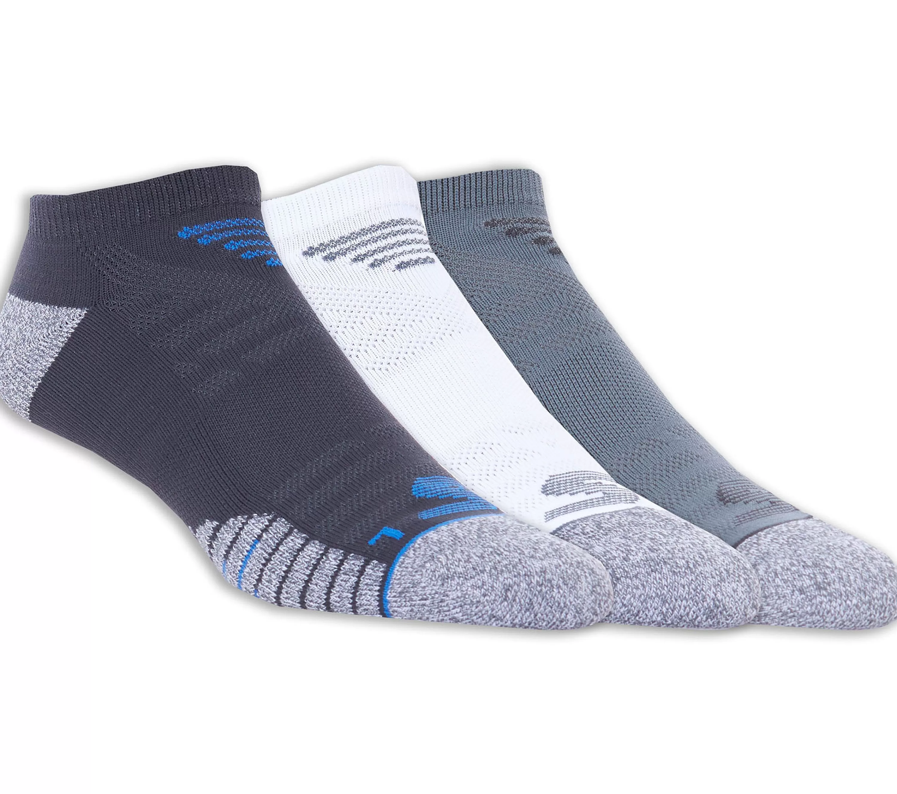 Low Cut Microfiber Socks - 3 Pack-SKECHERS Outlet