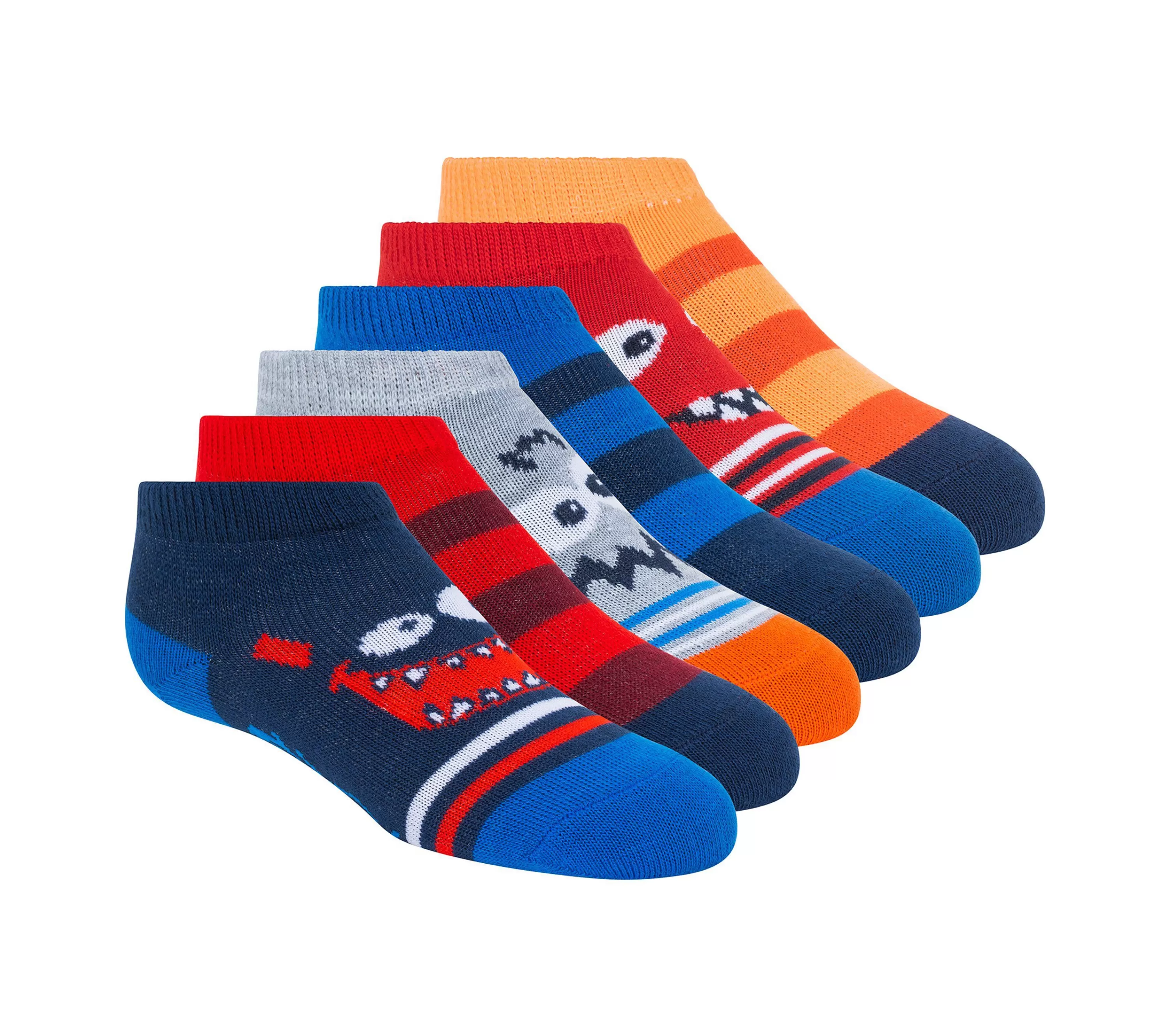 Low Cut Monster Socks - 6 Pack-SKECHERS Flash Sale