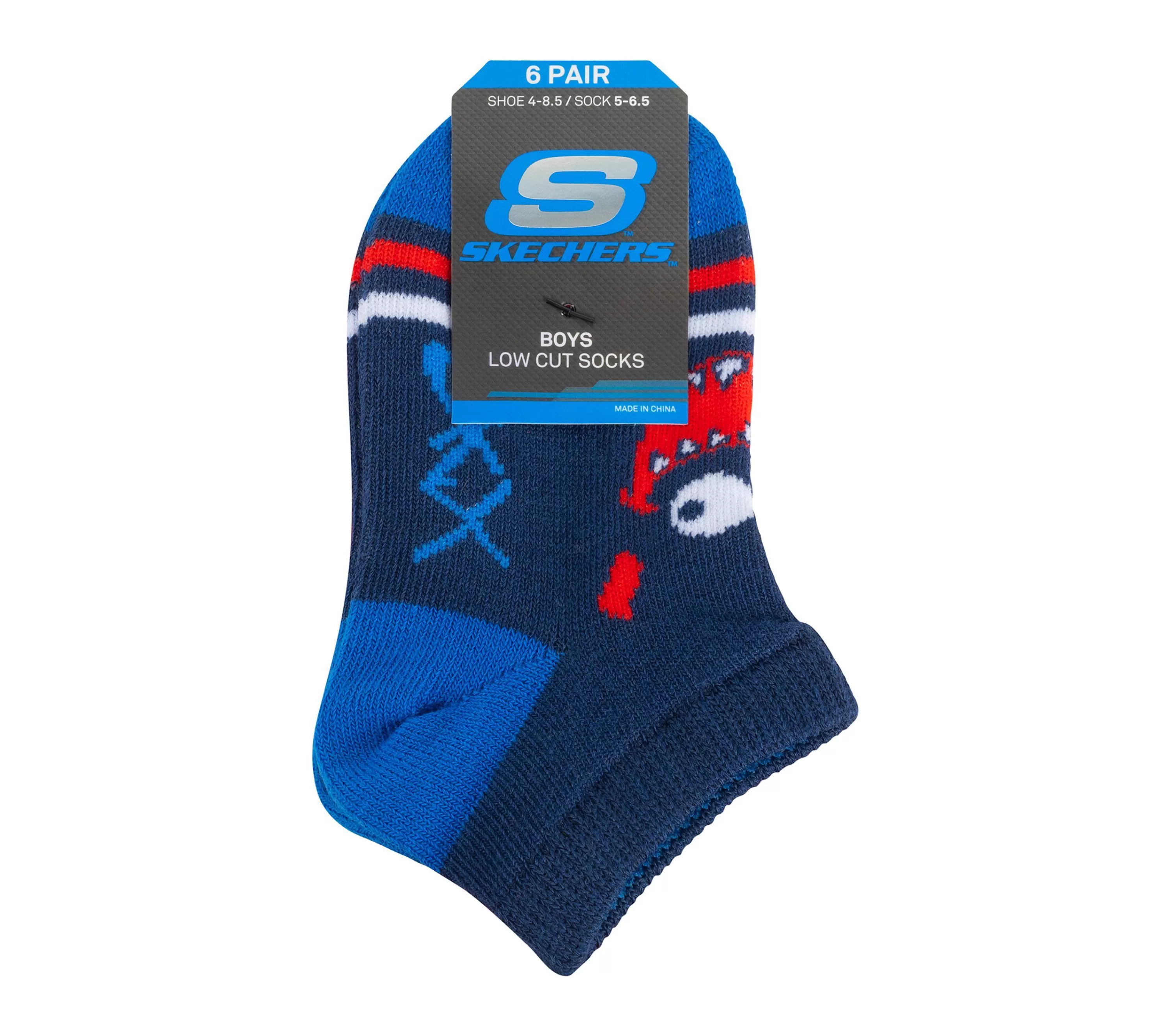 Low Cut Monster Socks - 6 Pack-SKECHERS Flash Sale