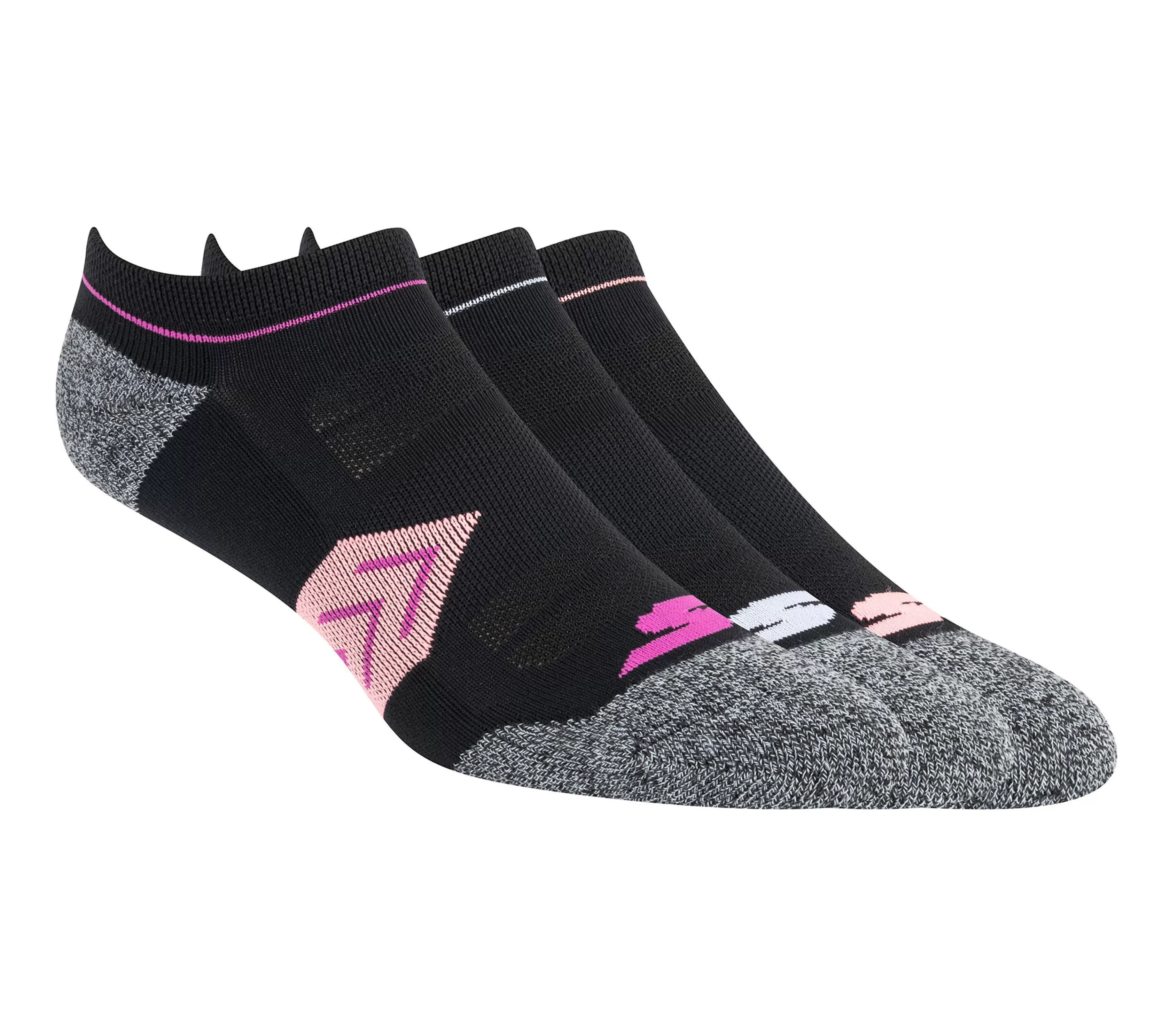 Marled Cushion Liner Socks - 3 Pack-SKECHERS Sale