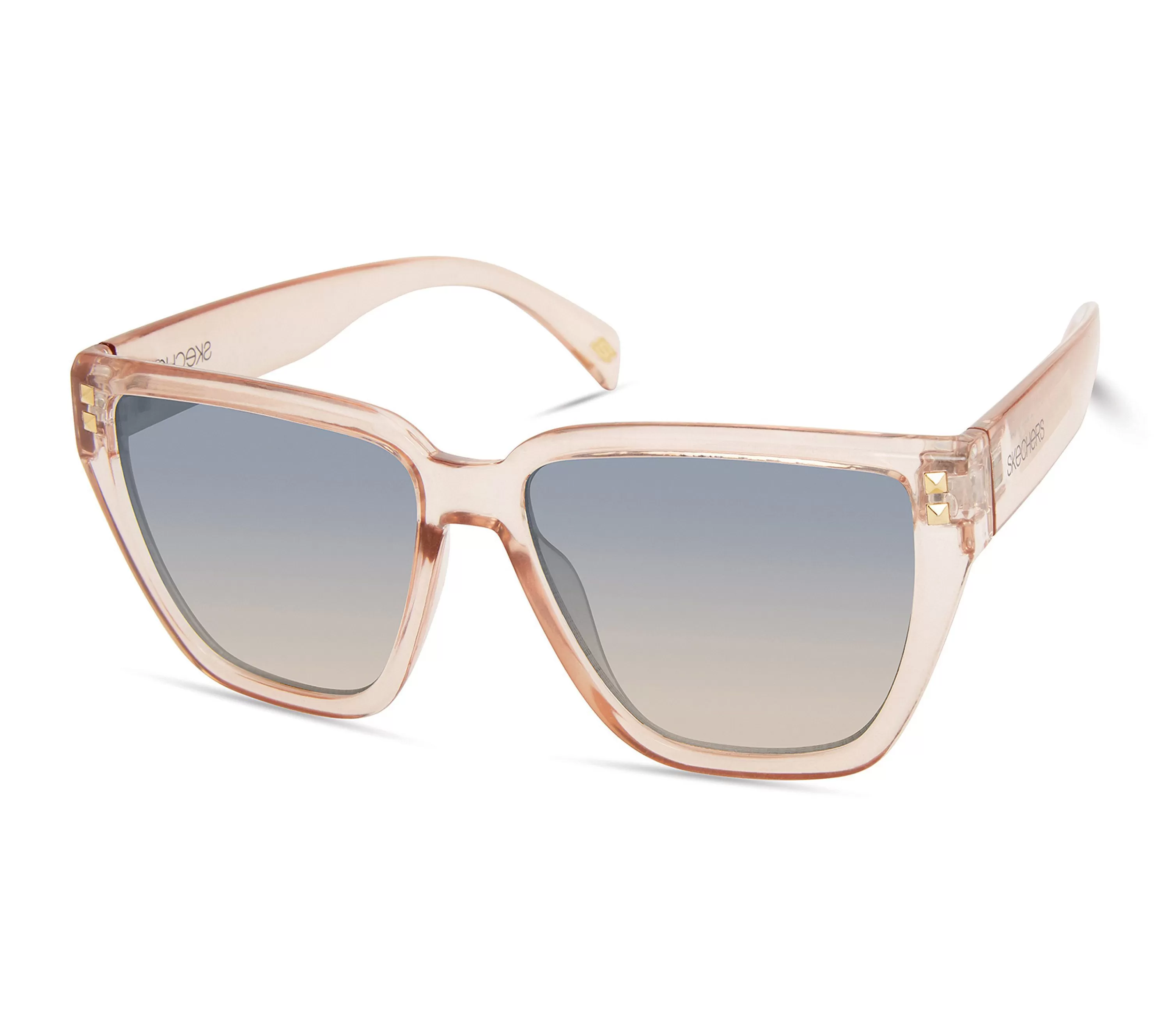 Modified Square Metal Studs Sunglasses-SKECHERS New