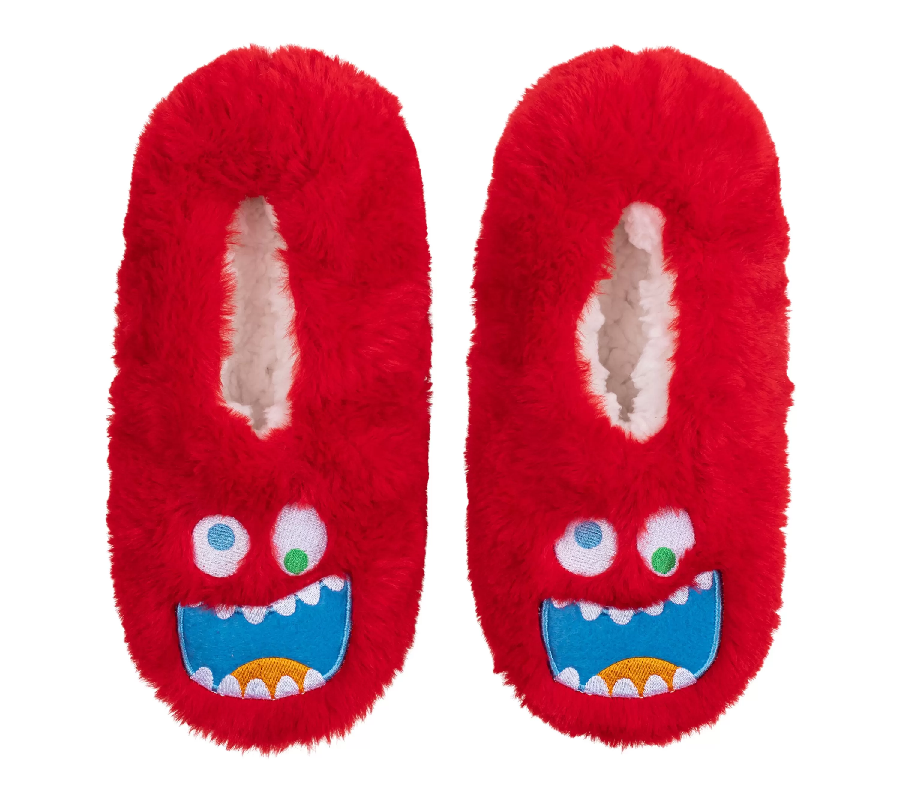 Monster Red Slipper Socks - 1 Pack-SKECHERS Clearance