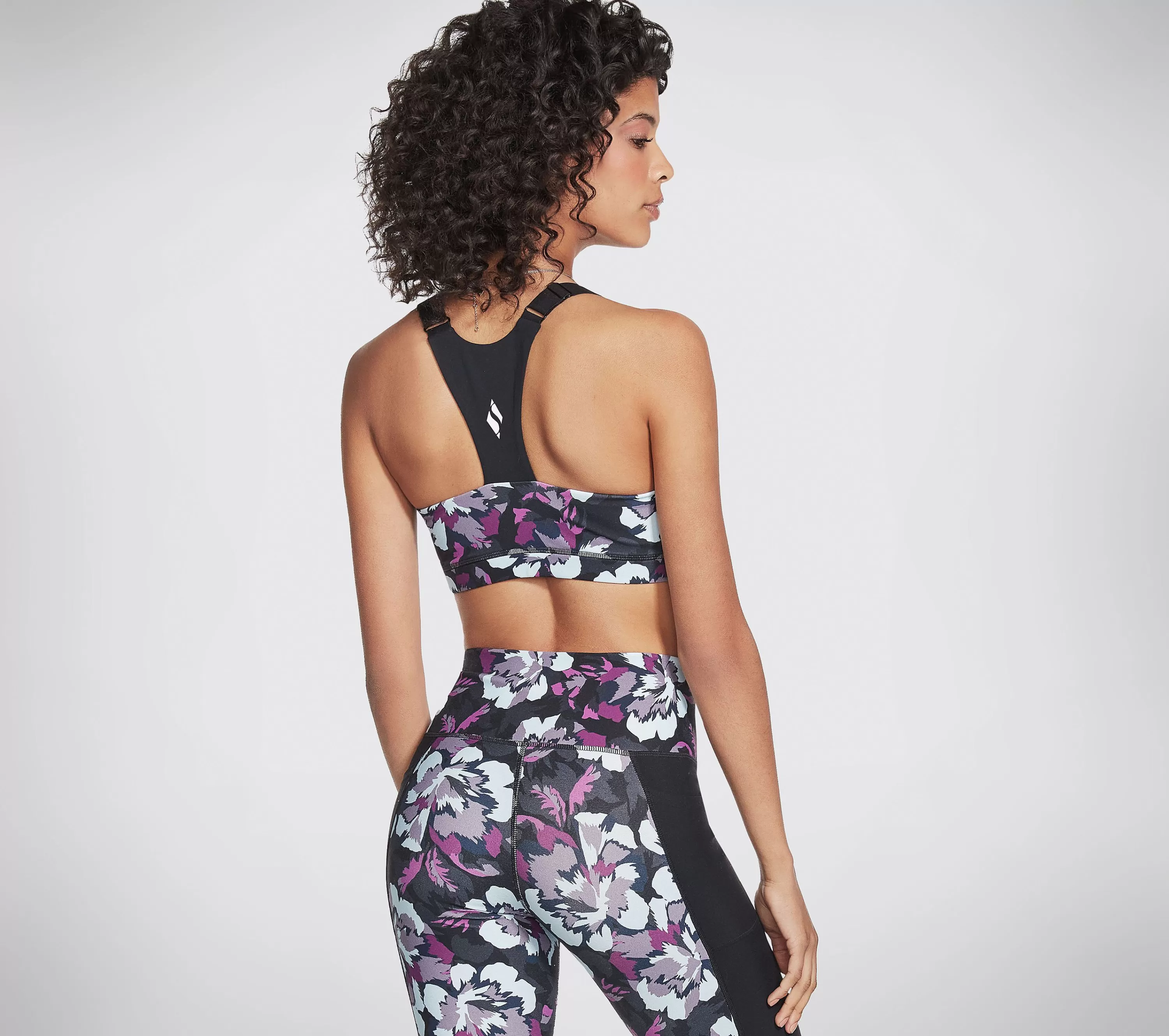 Orchid Bloom Zip Bra-SKECHERS Clearance