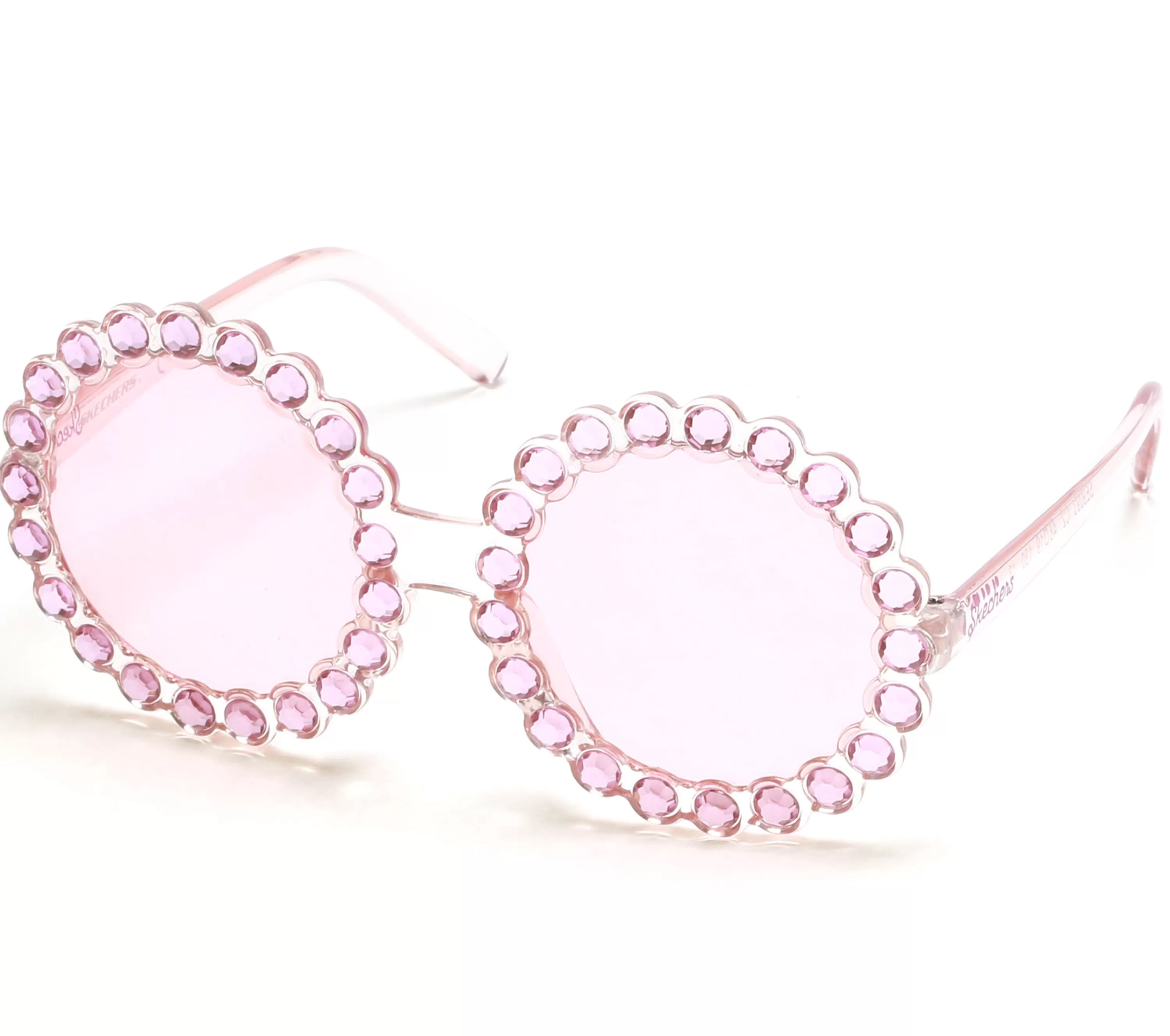 Round Rhinestone Sunglasses-SKECHERS Sale