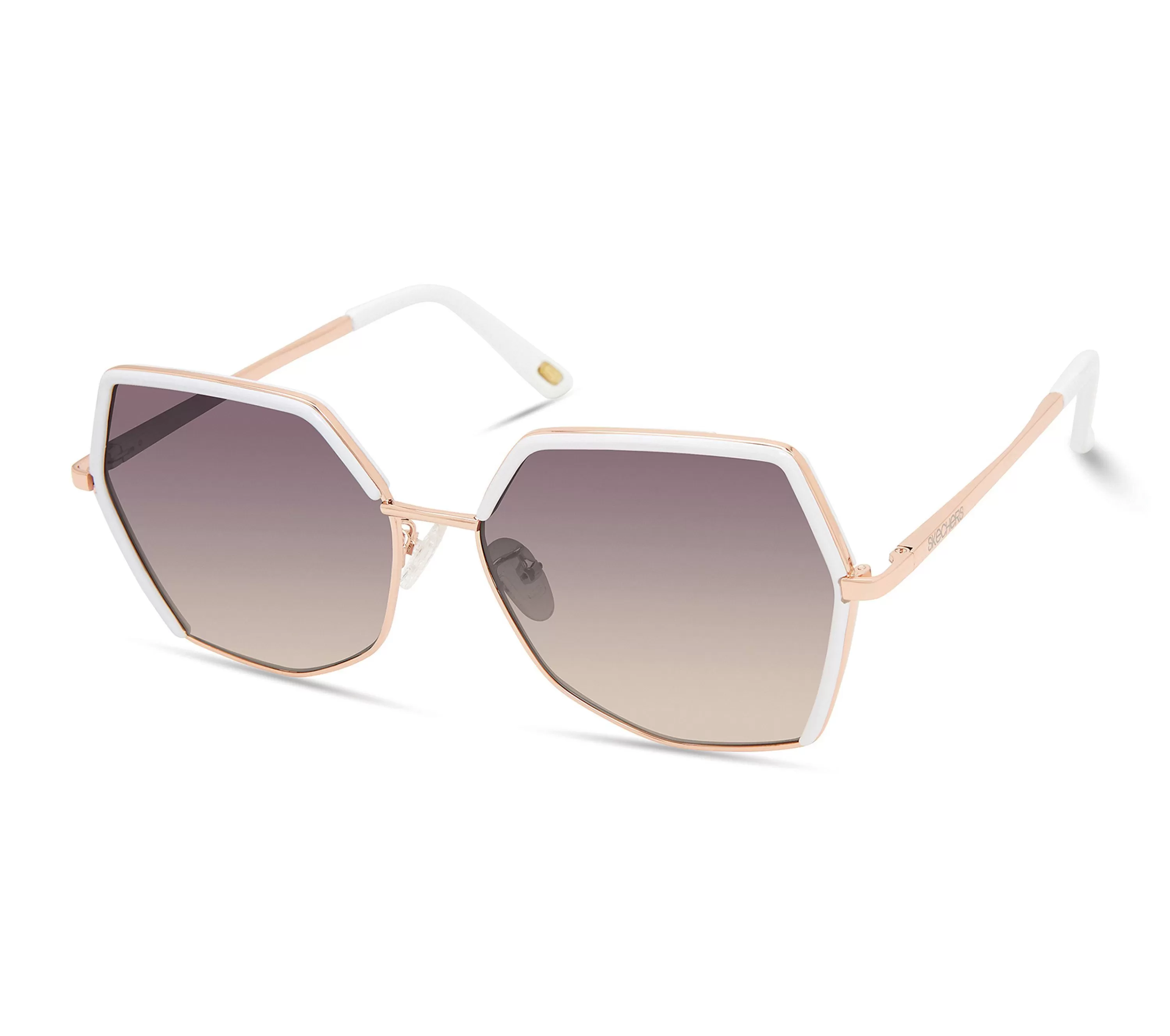 Semi-Rimless Geometric Sunglasses-SKECHERS Best Sale