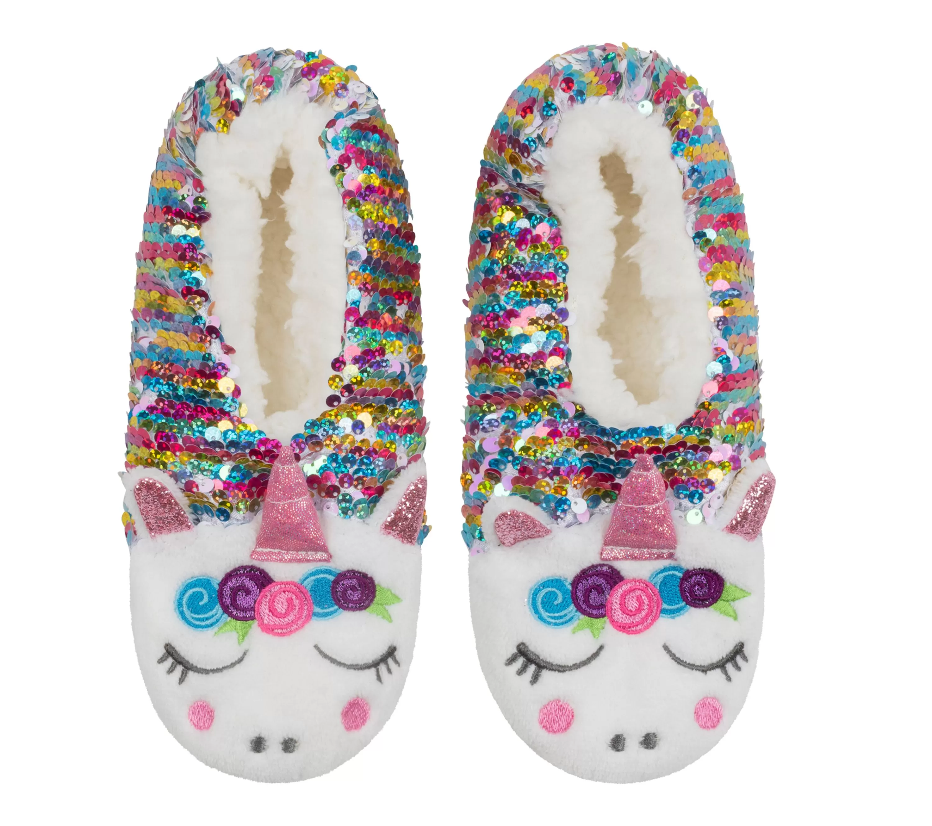 Sequin Unicorn Slipper Socks - 1 Pack-SKECHERS Store