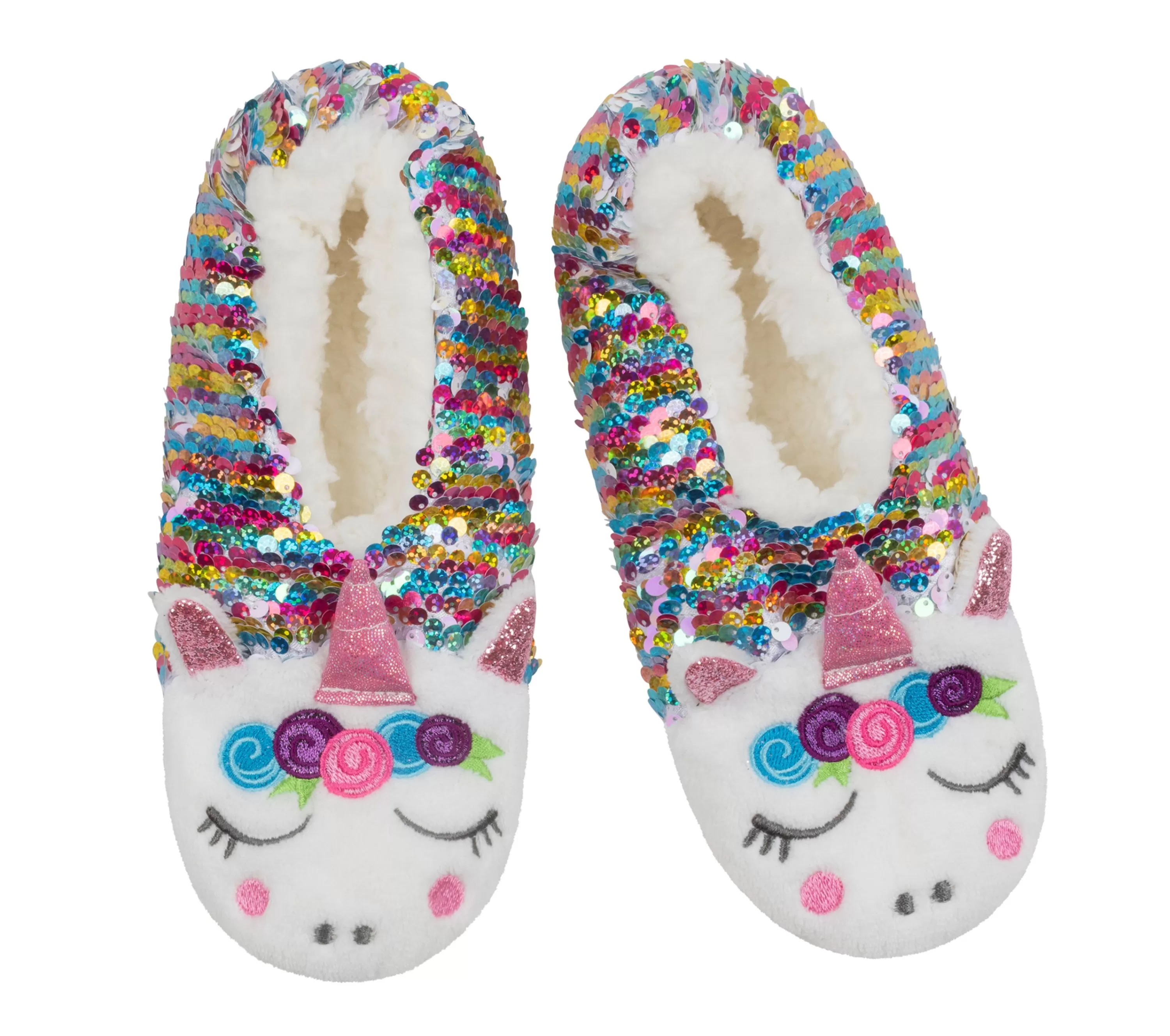 Sequin Unicorn Slipper Socks - 1 Pack-SKECHERS Store