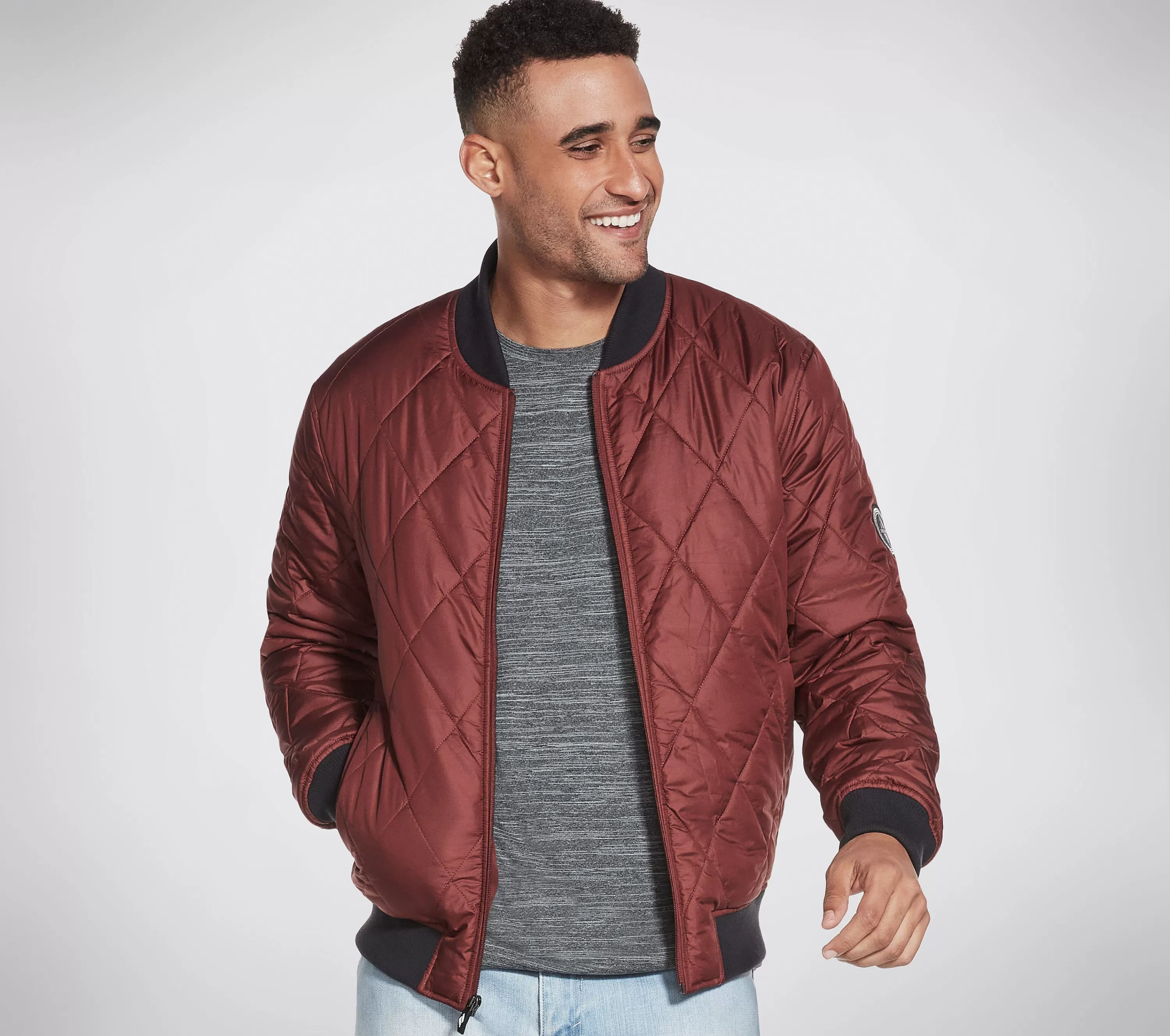 Apparel Apex Quilted Jacket-SKECHERS Best Sale