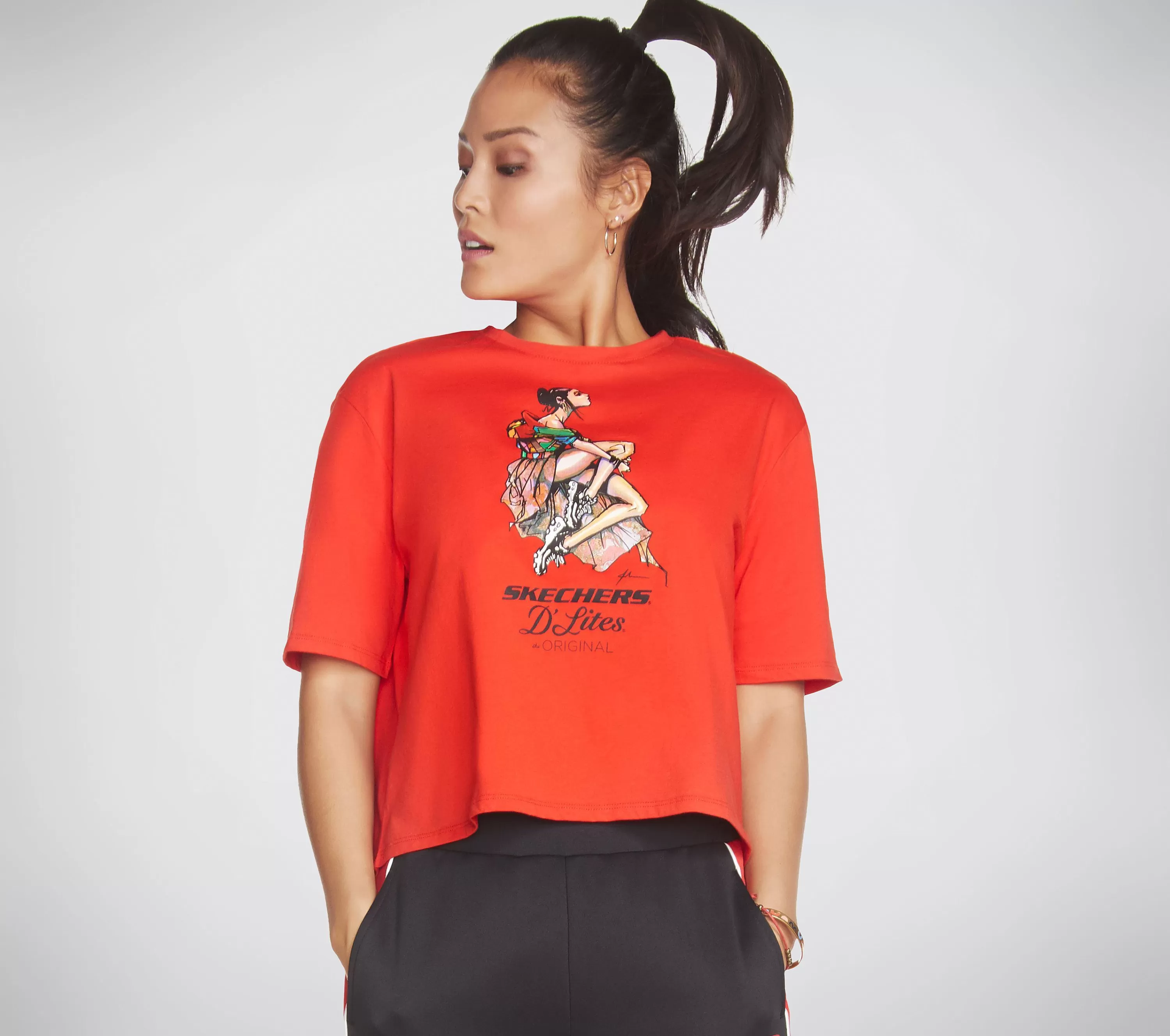 Apparel Geisha D'Lites Cropped Tee Shirt-SKECHERS Cheap