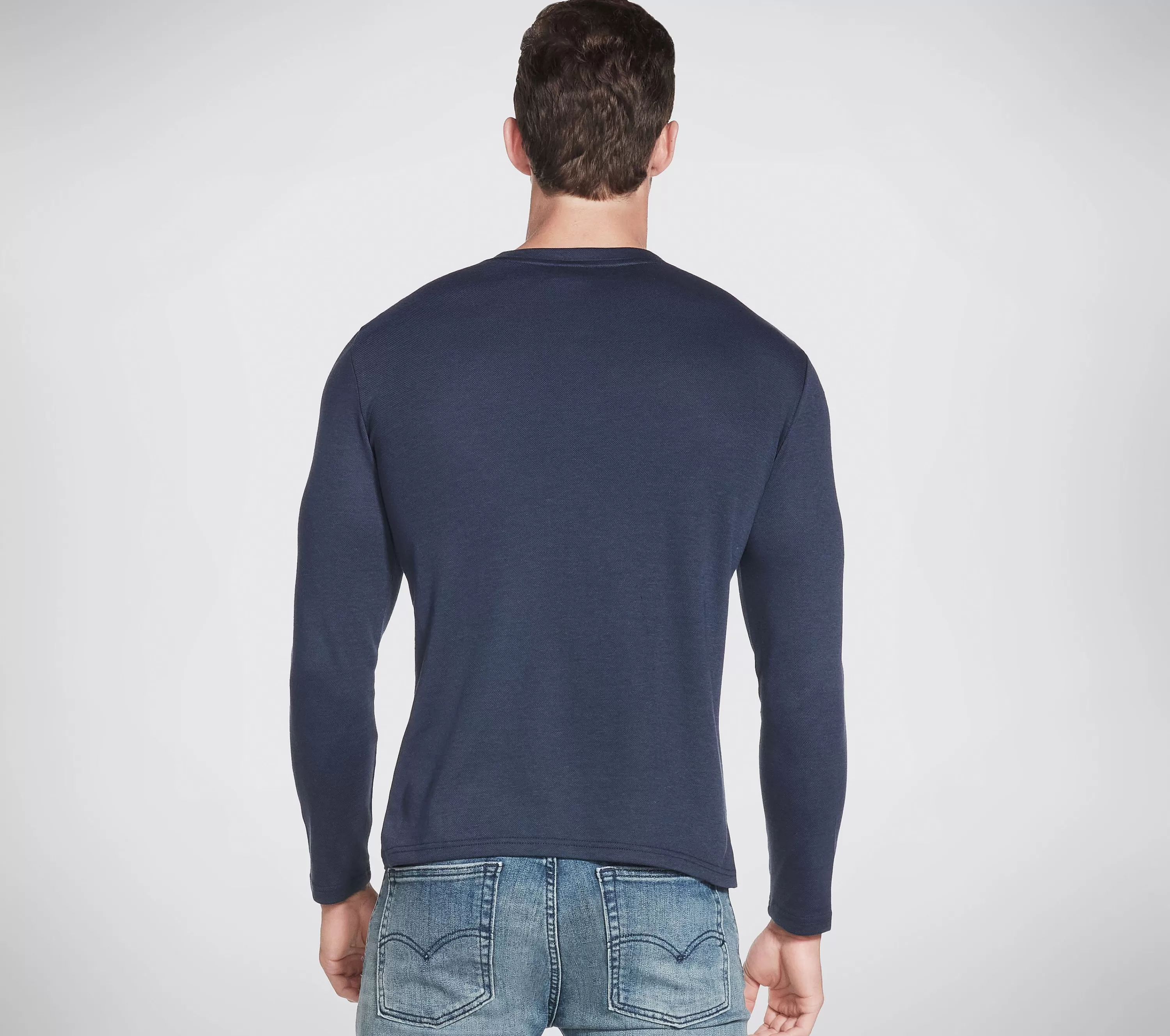 Apparel Goknit Pique Henley-SKECHERS Discount