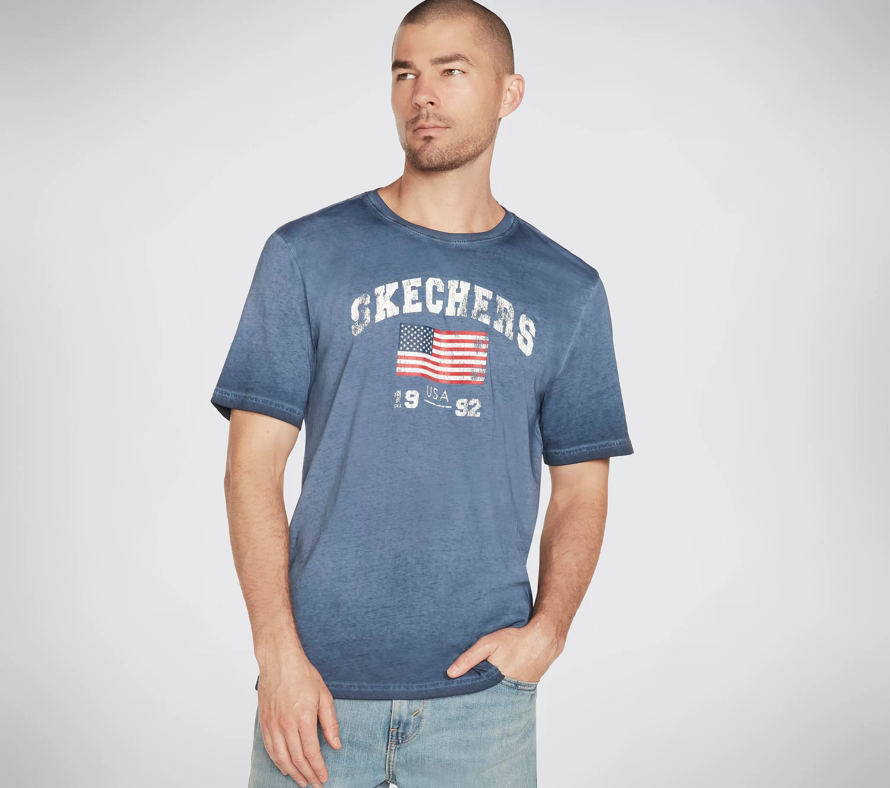 Skech-Dye Americana 92 Tee Shirt-SKECHERS Best