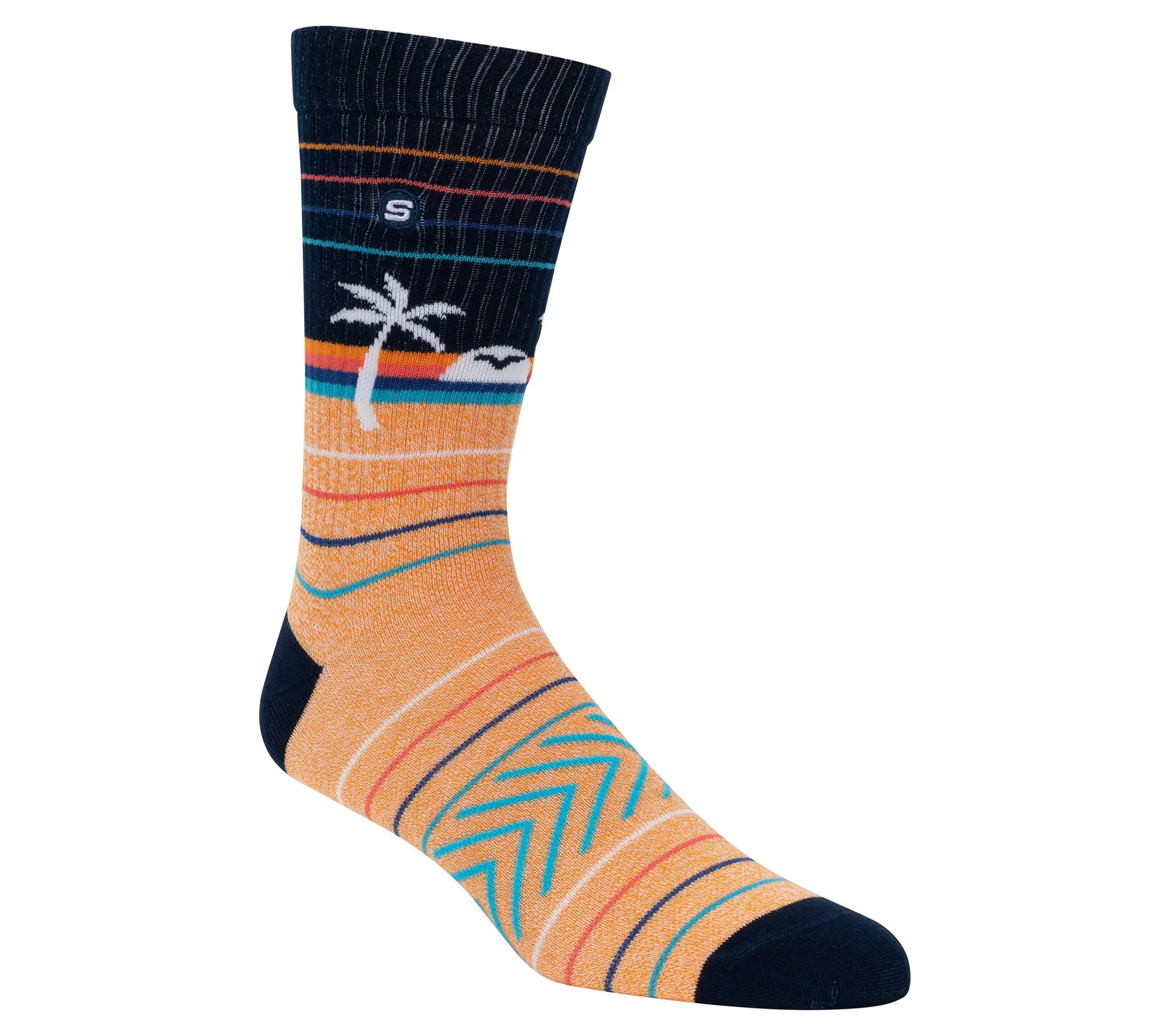 Sunset Crew Socks - 1 Pair-SKECHERS Best Sale