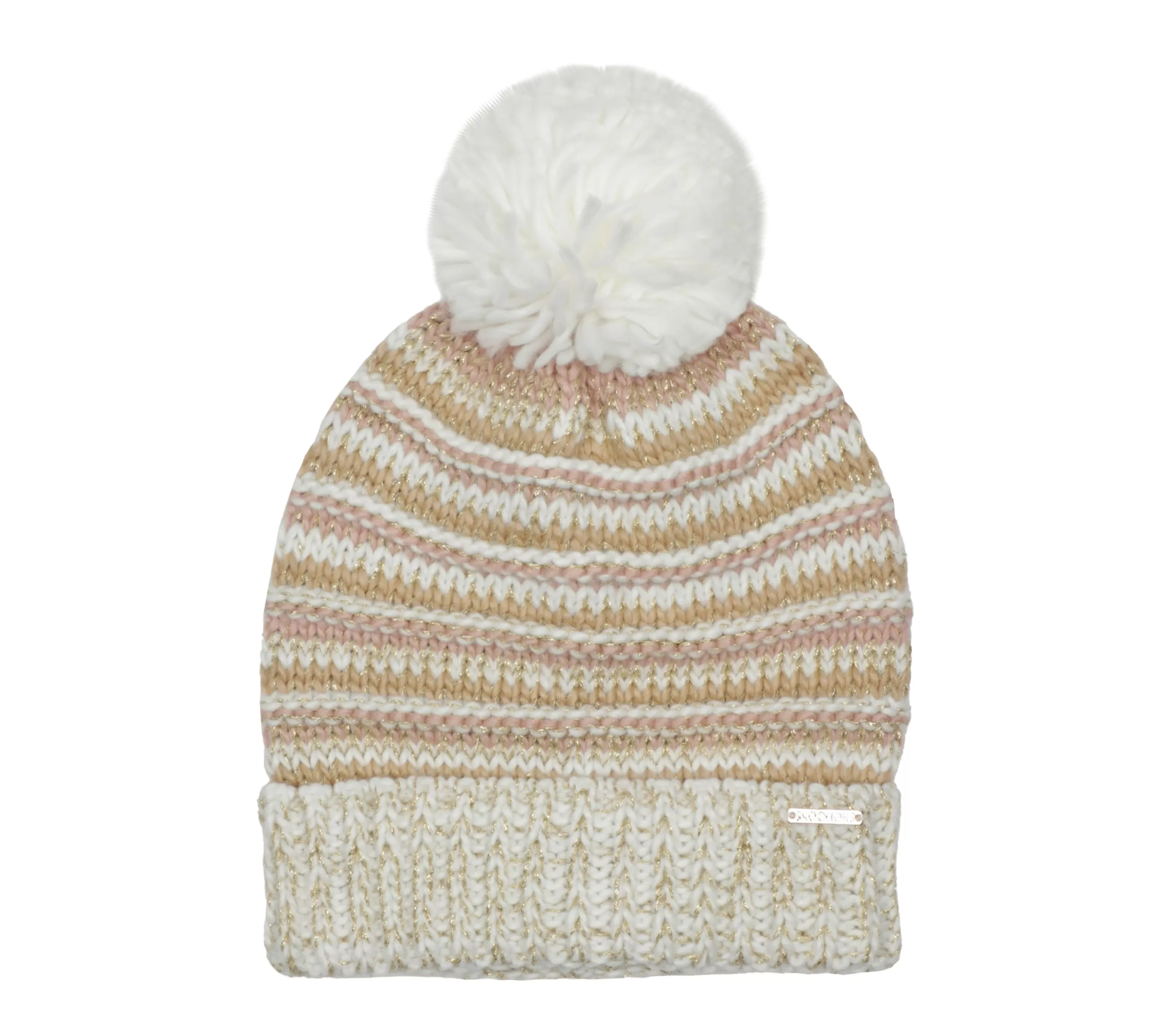 Textured Stripe Chunk Beanie-SKECHERS Store