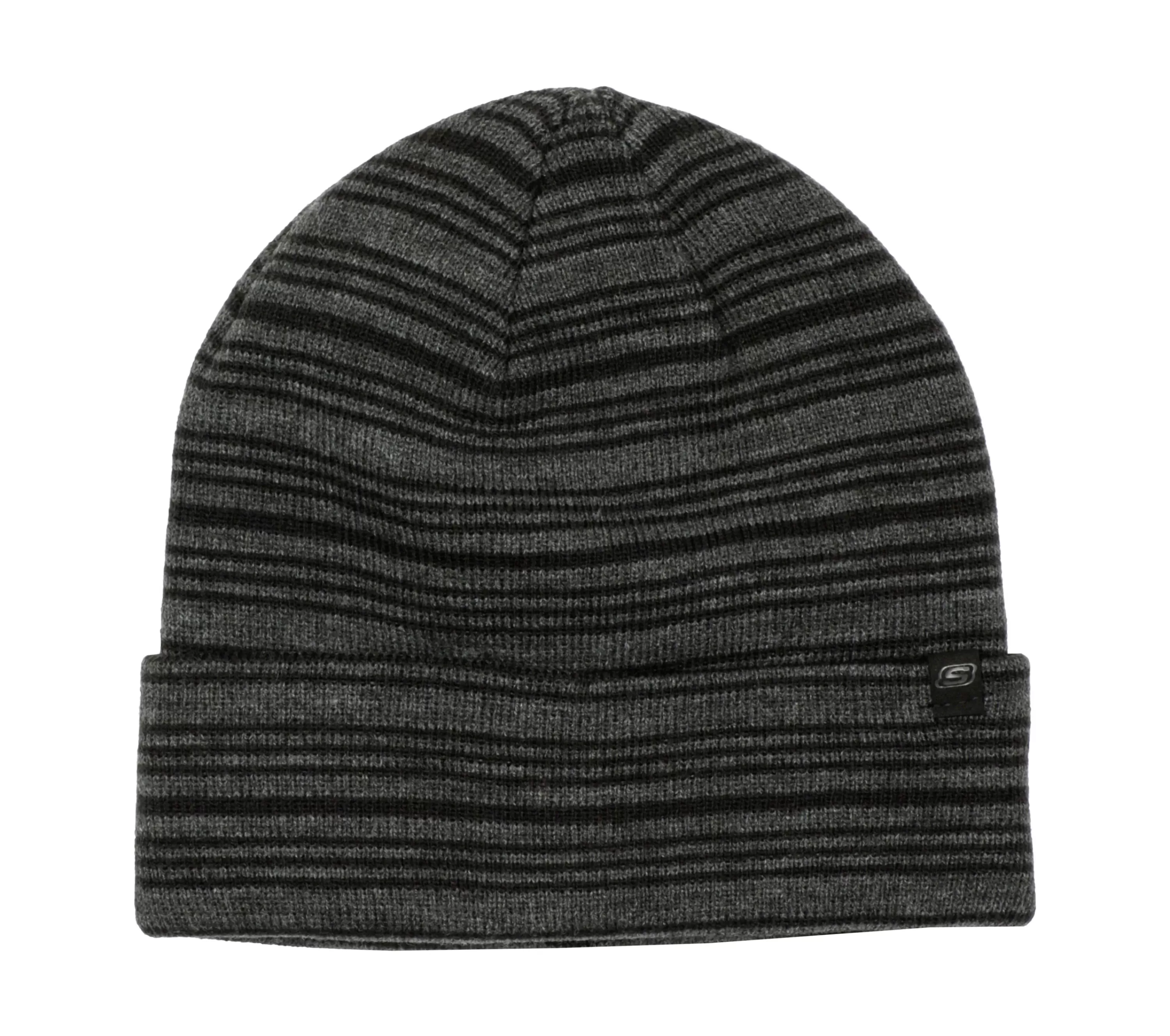 Thin Stripe Rib Knit Beanie-SKECHERS New