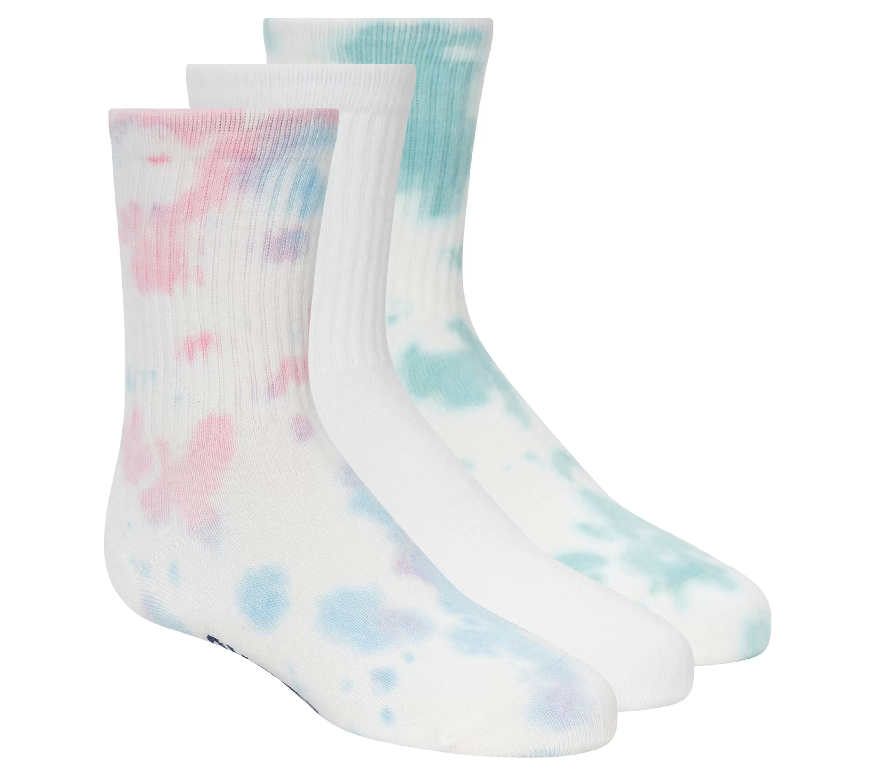 Tie-Dye Crew Socks - 3 Pack-SKECHERS New