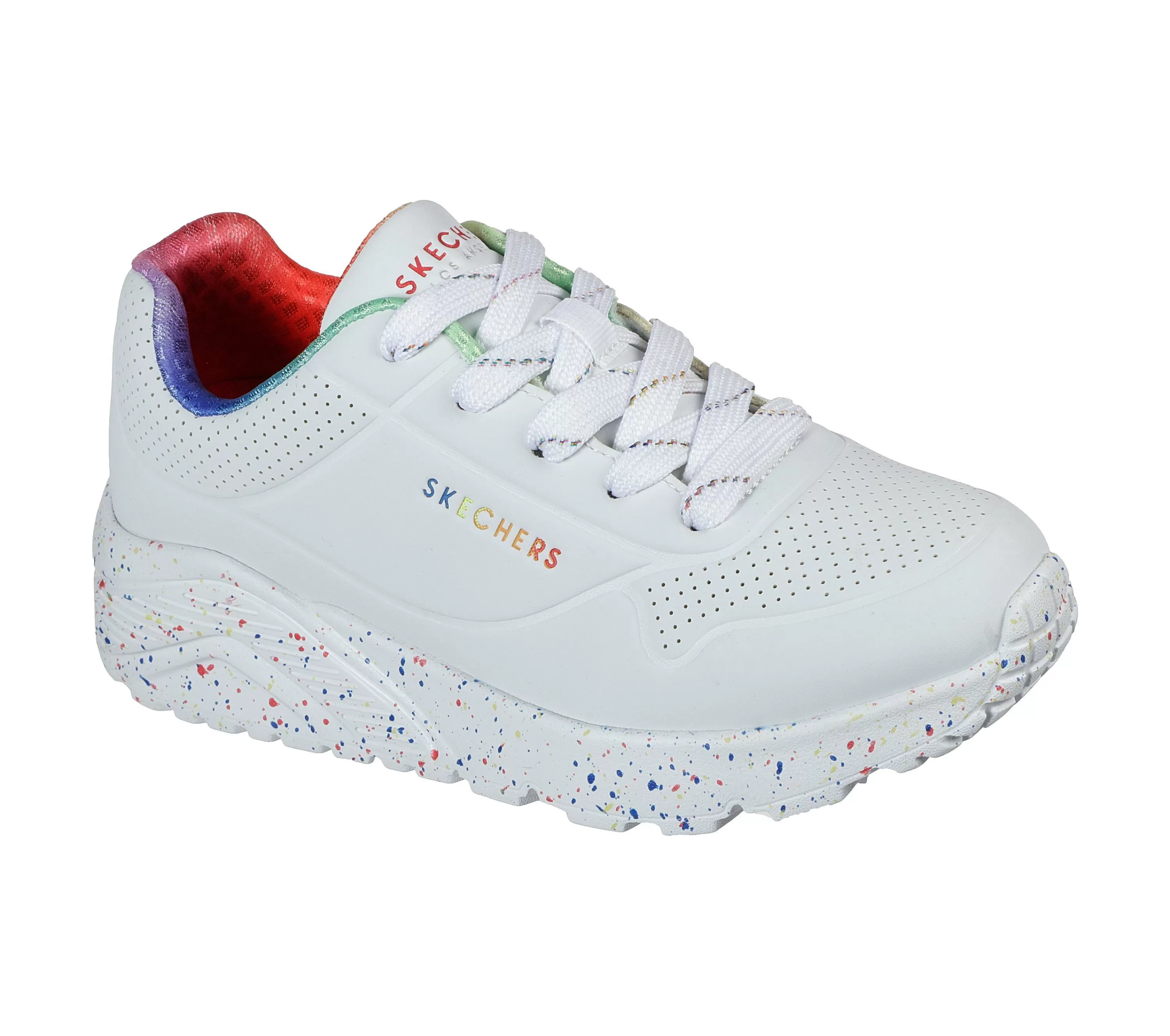 Uno Lite - Rainbow Speckle-SKECHERS Clearance