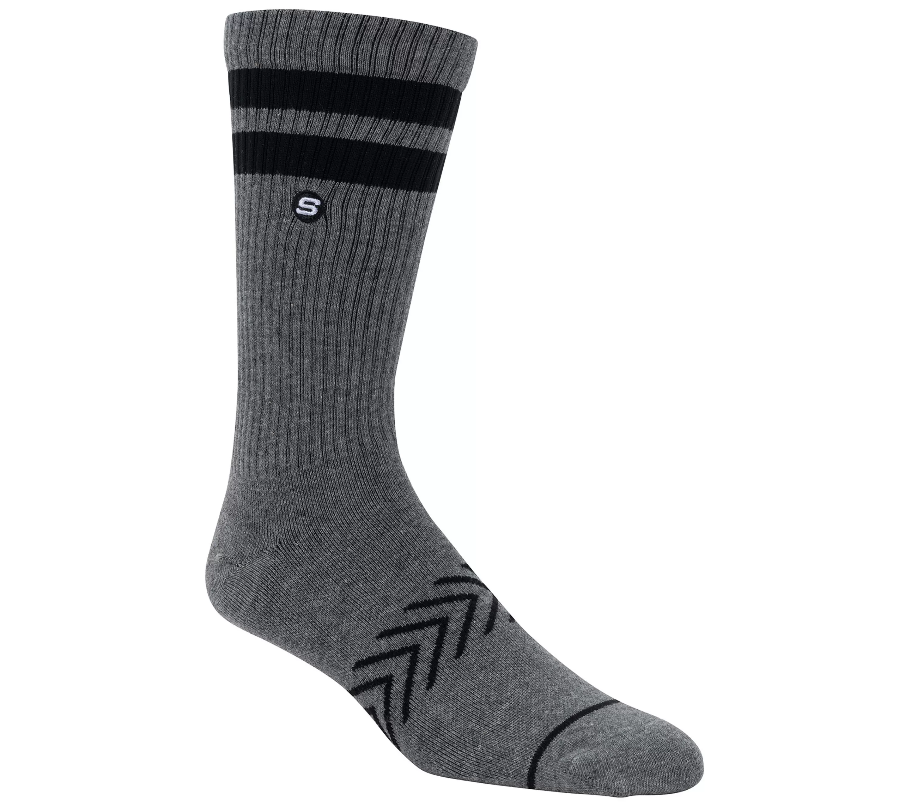 Varsity Crew Socks - 1 Pair-SKECHERS Flash Sale